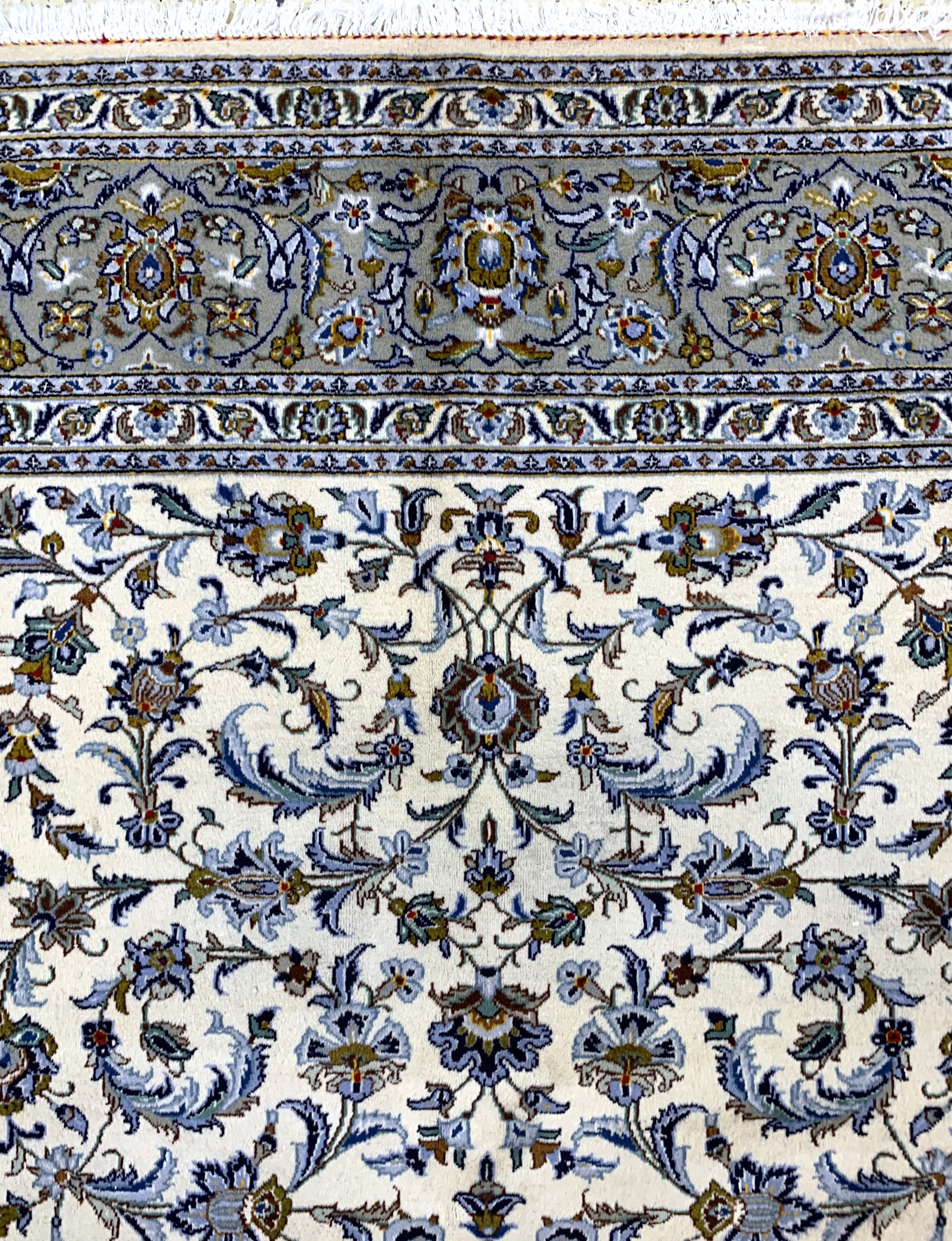 Detail e: Keschan, Persien, Ende 20.Jhd, Wolle auf Baumwolle, ca. 391 x 296 cm, EHZ: 2