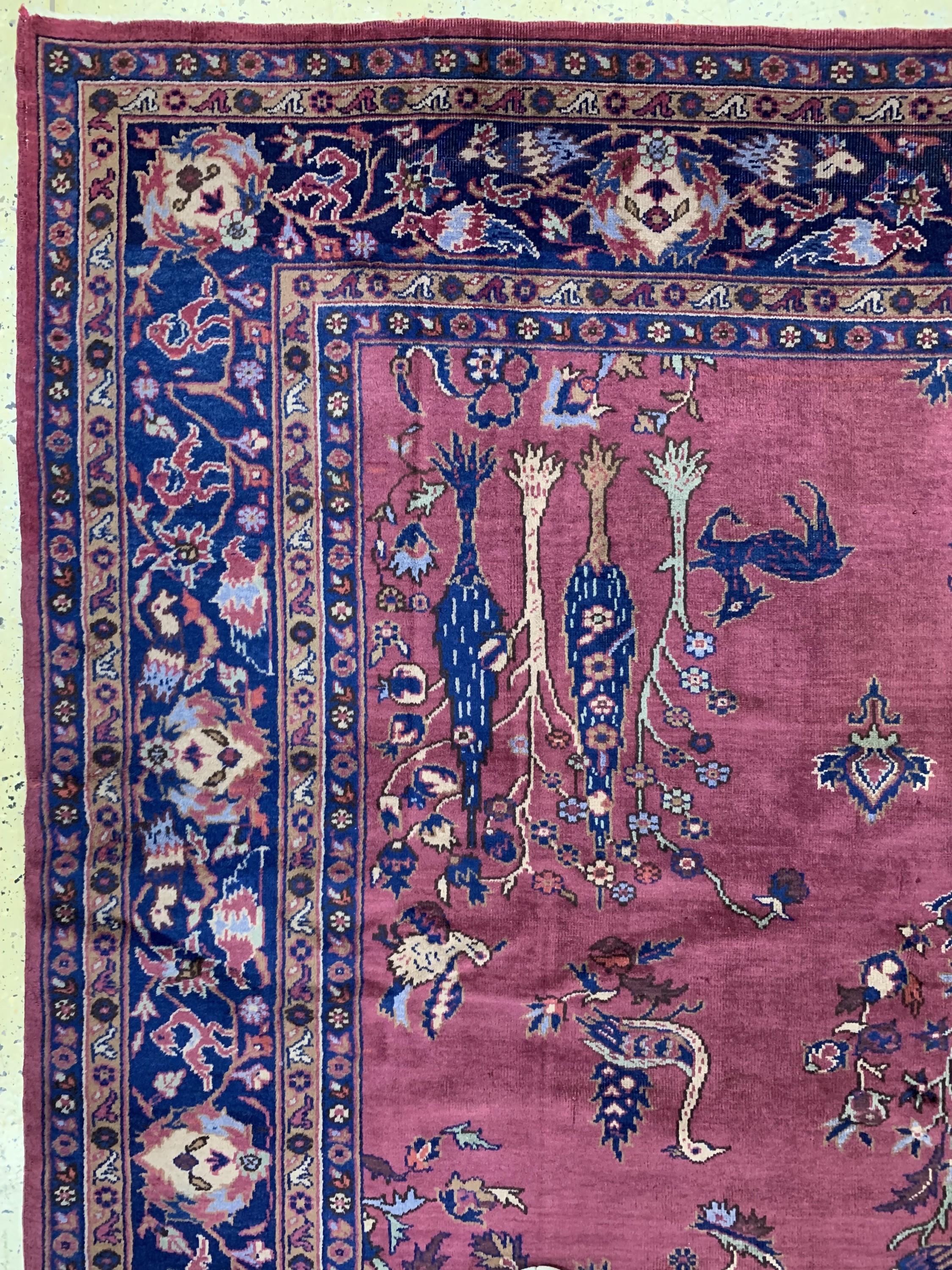 Detail d: Sivas alt, Türkei, Anfang 20.Jhd, Wolle aufBaumwolle, ca. 368 x 280 cm, EHZ: 3