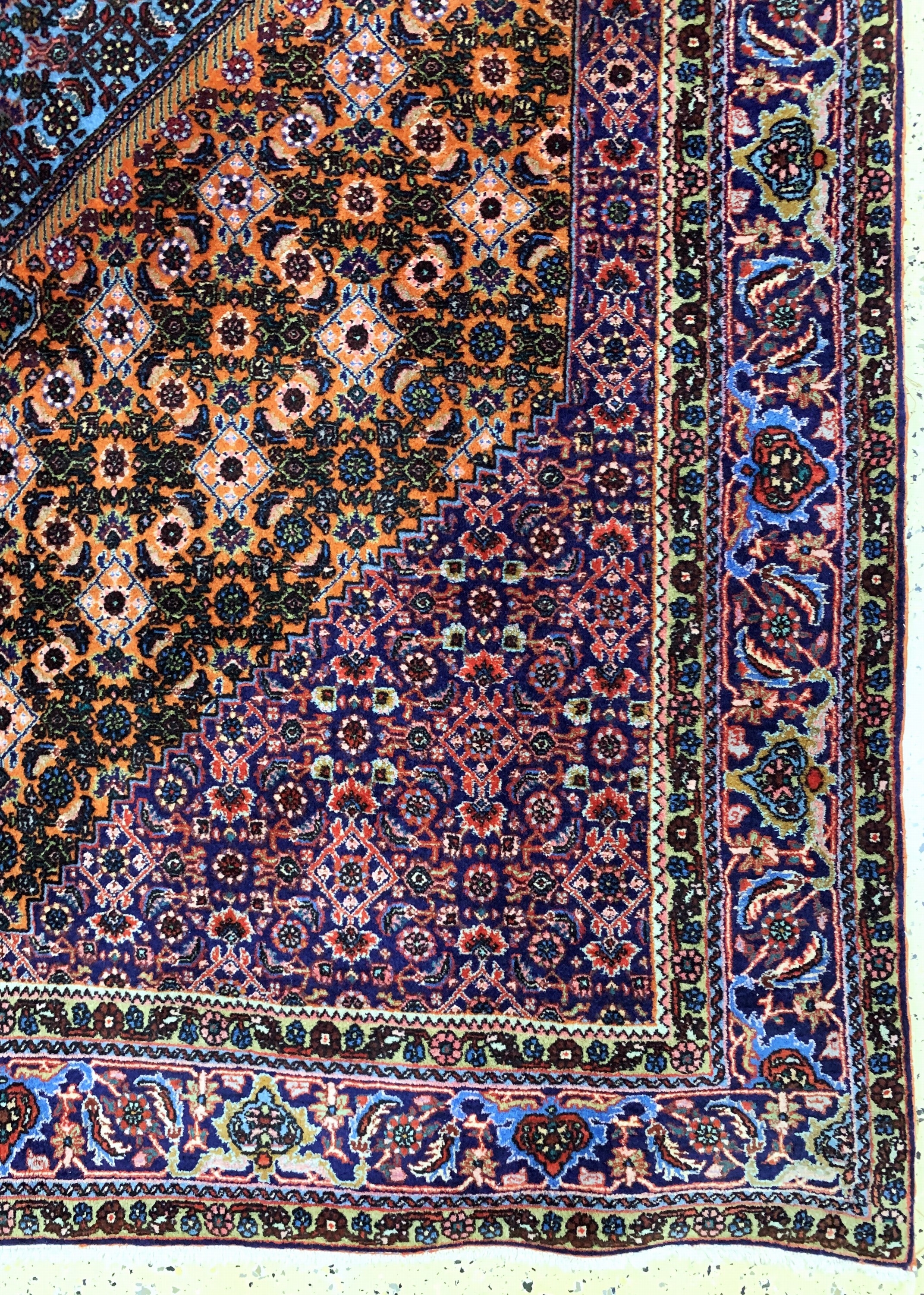 Detail a: Bidjar alt, Persien, Mitte 20.Jhd, Wolle auf Baumwolle, ca. 282 x 167 cm, EHZ: 1-2