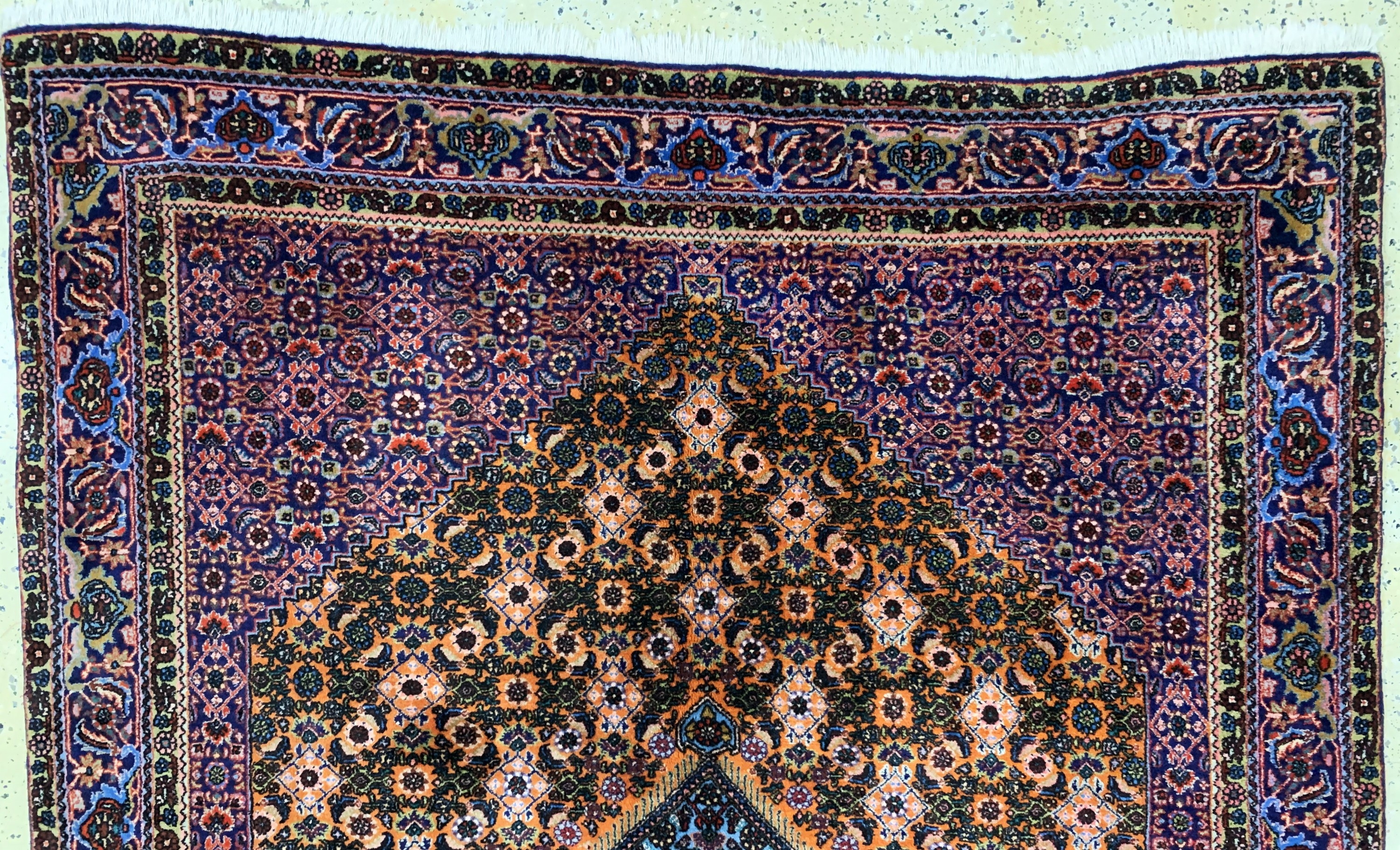 Detail d: Bidjar alt, Persien, Mitte 20.Jhd, Wolle auf Baumwolle, ca. 282 x 167 cm, EHZ: 1-2