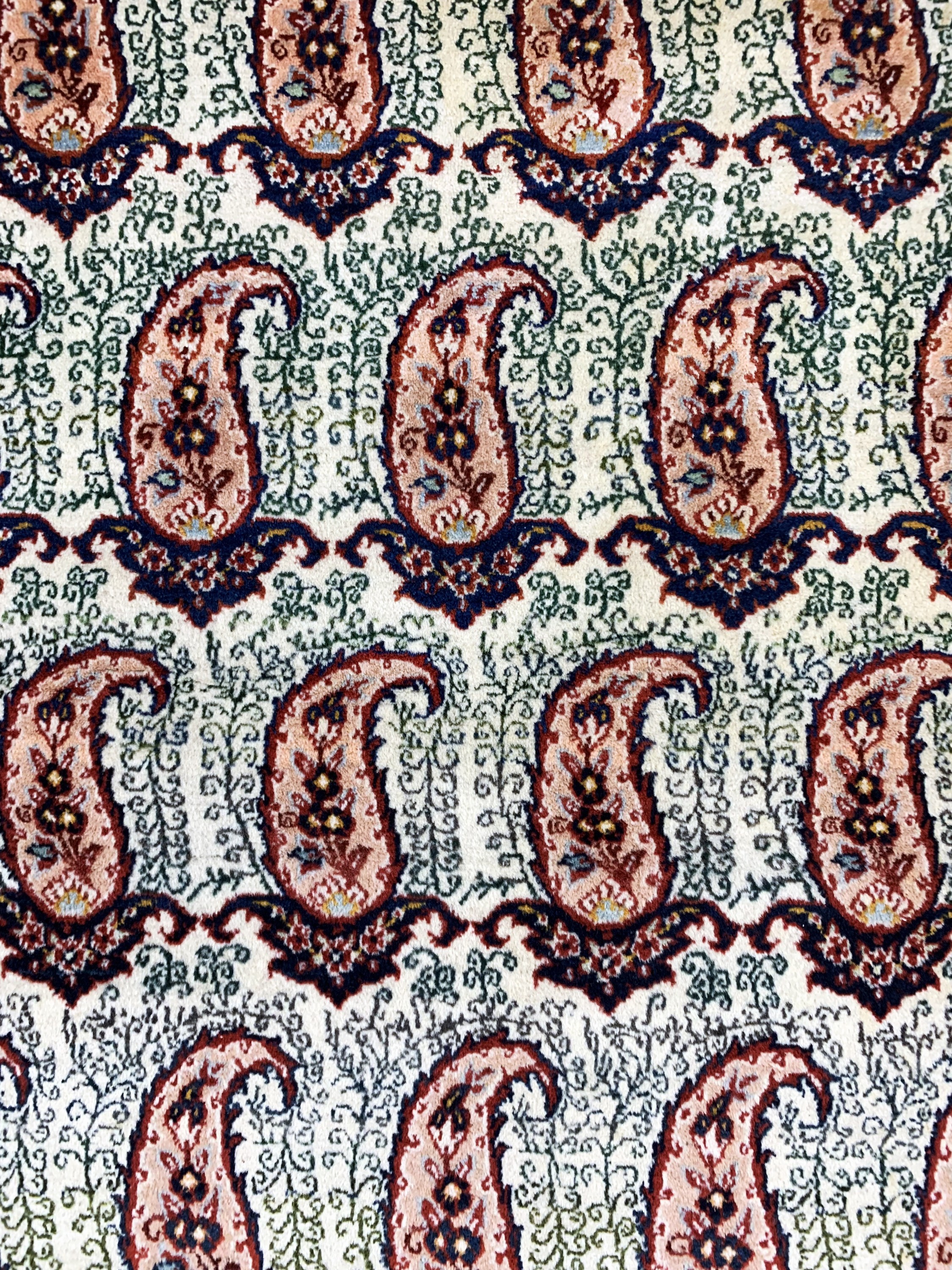 Detail b: Najafabad, Persien, Mitte 20.Jhd, Wolle aufBaumwolle, ca. 150 x 106 cm, EHZ: 2
