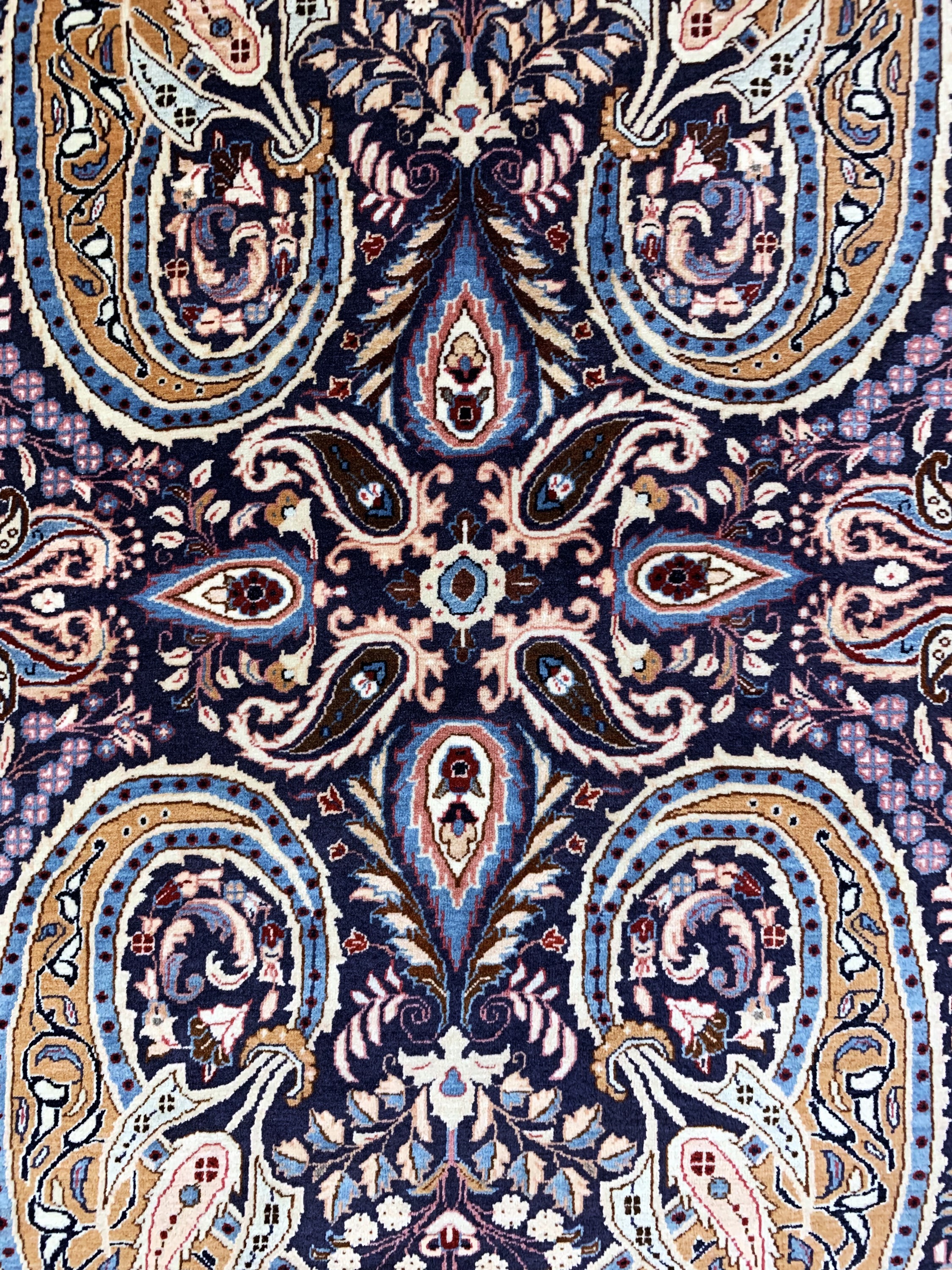 Detail b: Ghiasabad fein, Persien, Mitte 20.Jhd, Wolle auf Baumwolle, ca. 155 x 107 cm, EHZ: 2