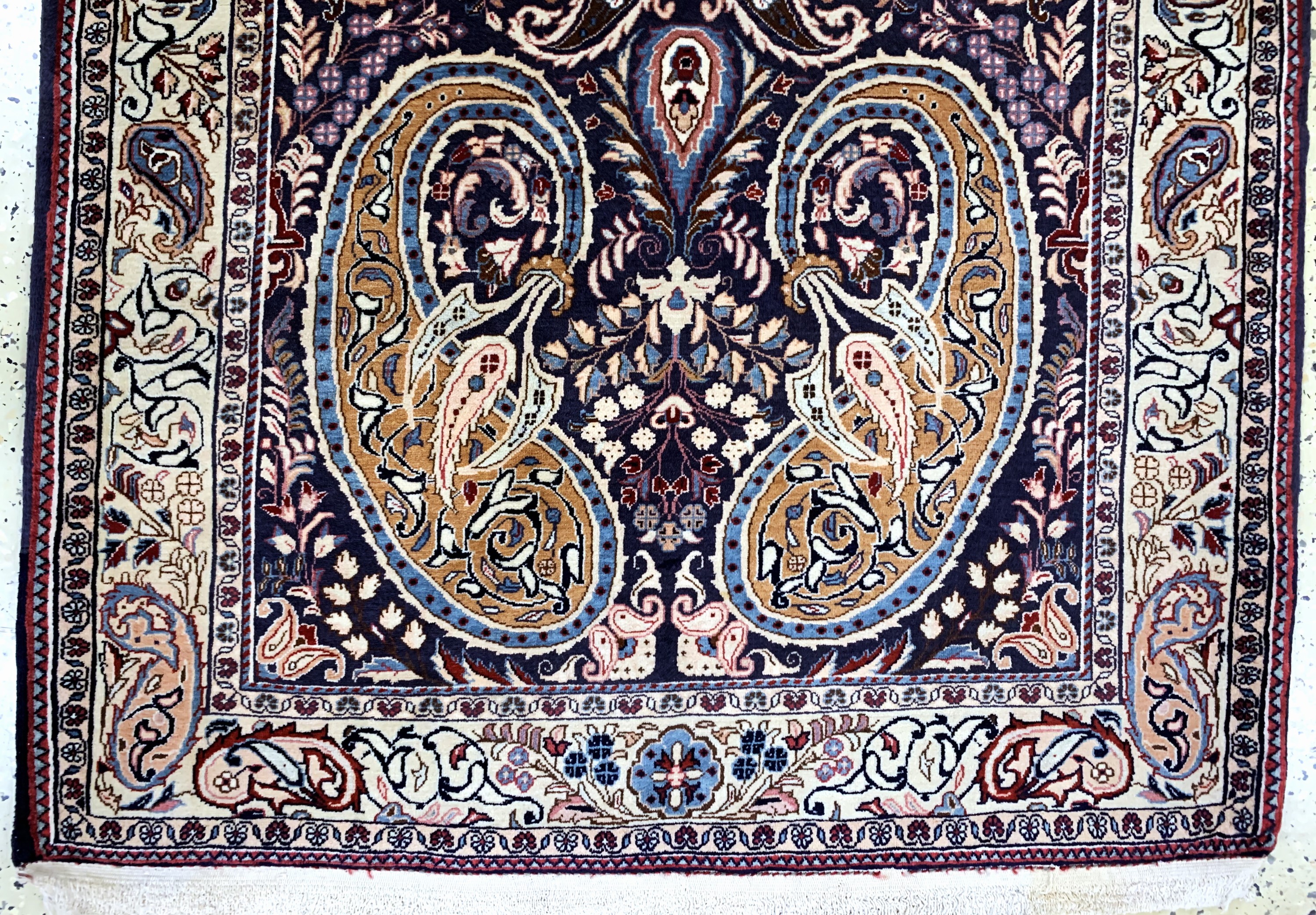 Detail c: Ghiasabad fein, Persien, Mitte 20.Jhd, Wolle auf Baumwolle, ca. 155 x 107 cm, EHZ: 2