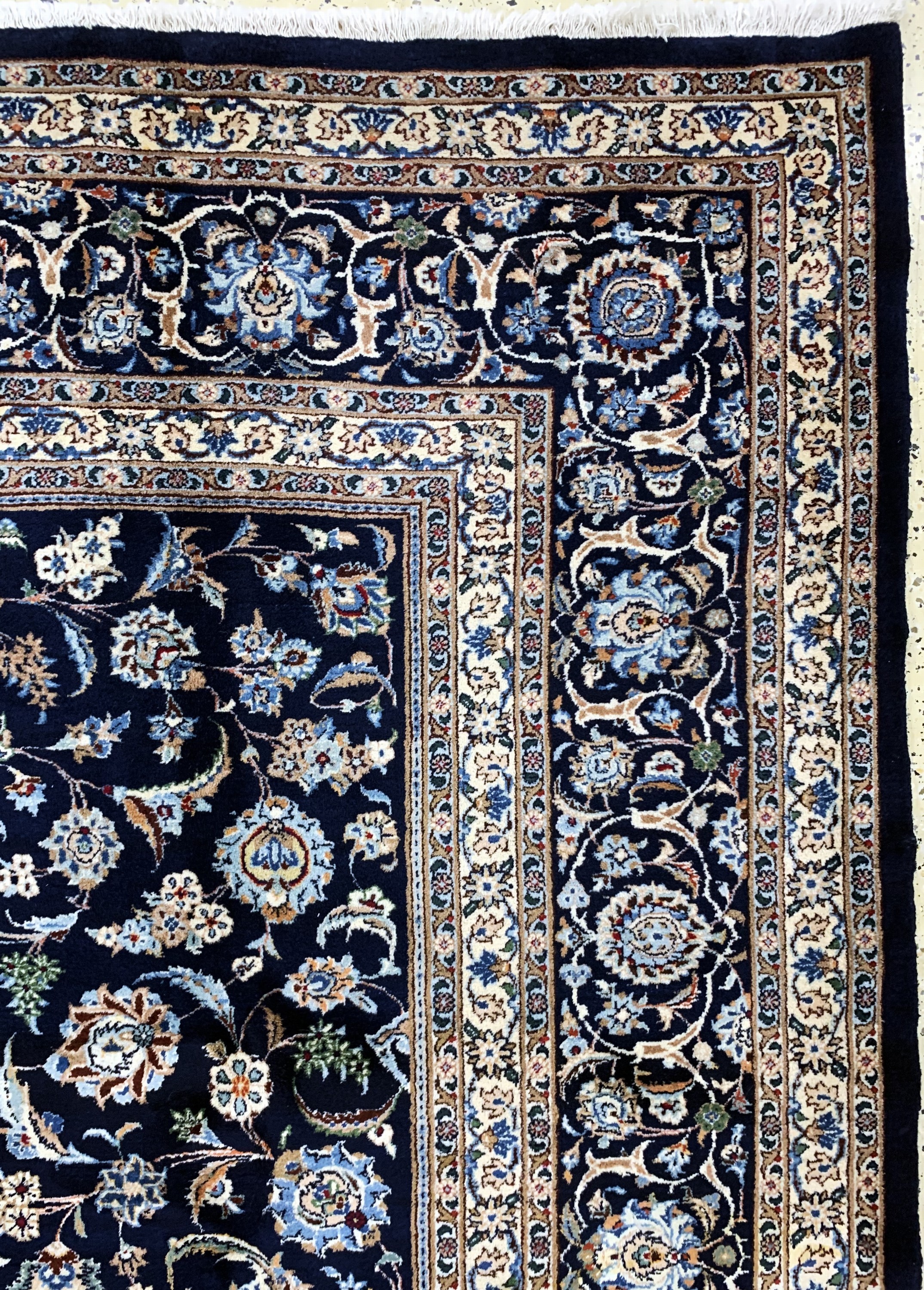 Detail f: Kaschmar, Persien, Ende 20.Jhd, Wolle auf Baumwolle, ca. 403 x 297 cm, EHZ: 1-2, (nahezuNeuwertig)