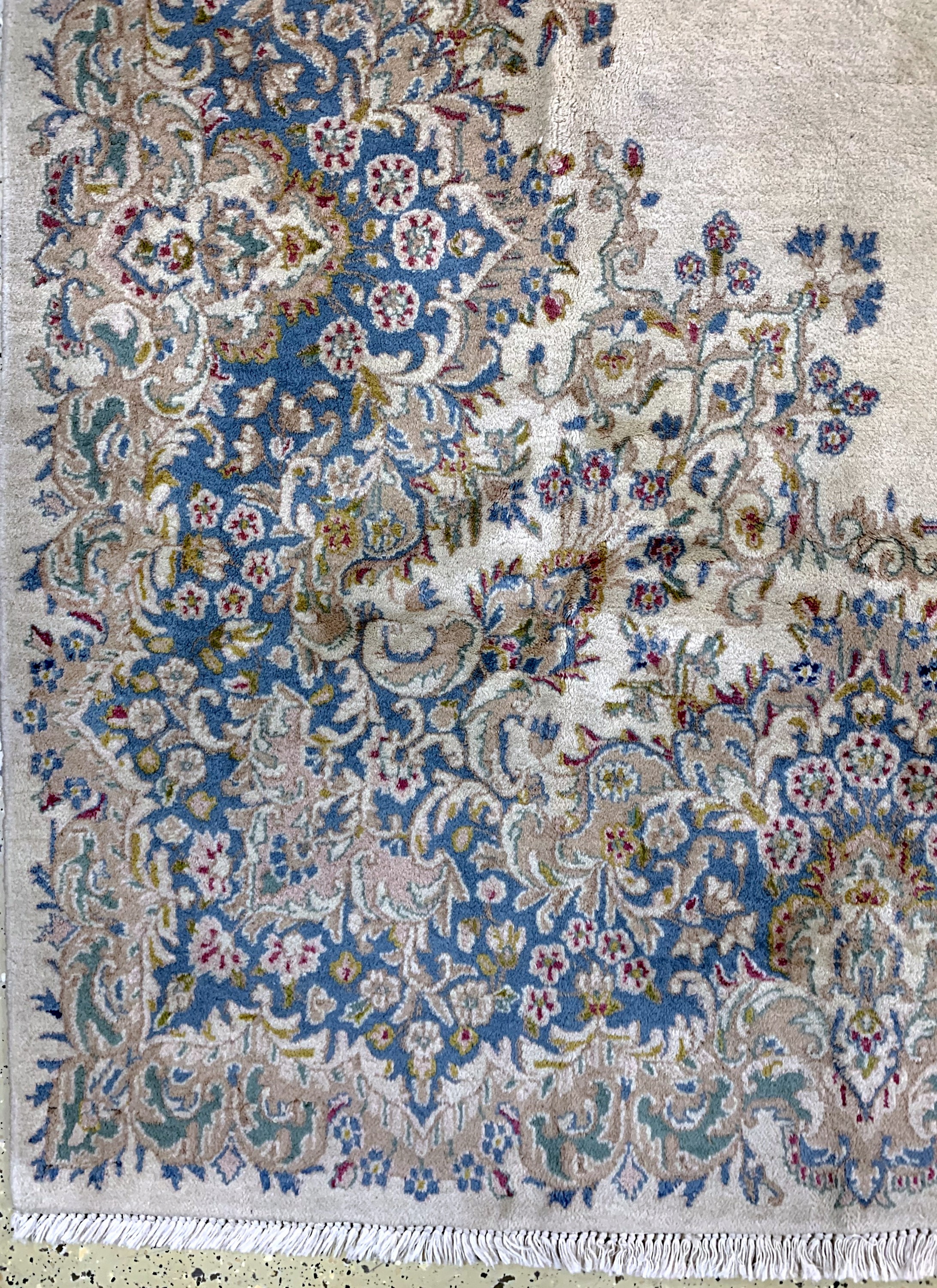 Detail b: Kerman, Persien, Ende 20.Jhd, Wolle auf Baumwolle, ca. 373 x 263 cm, EHZ: 2