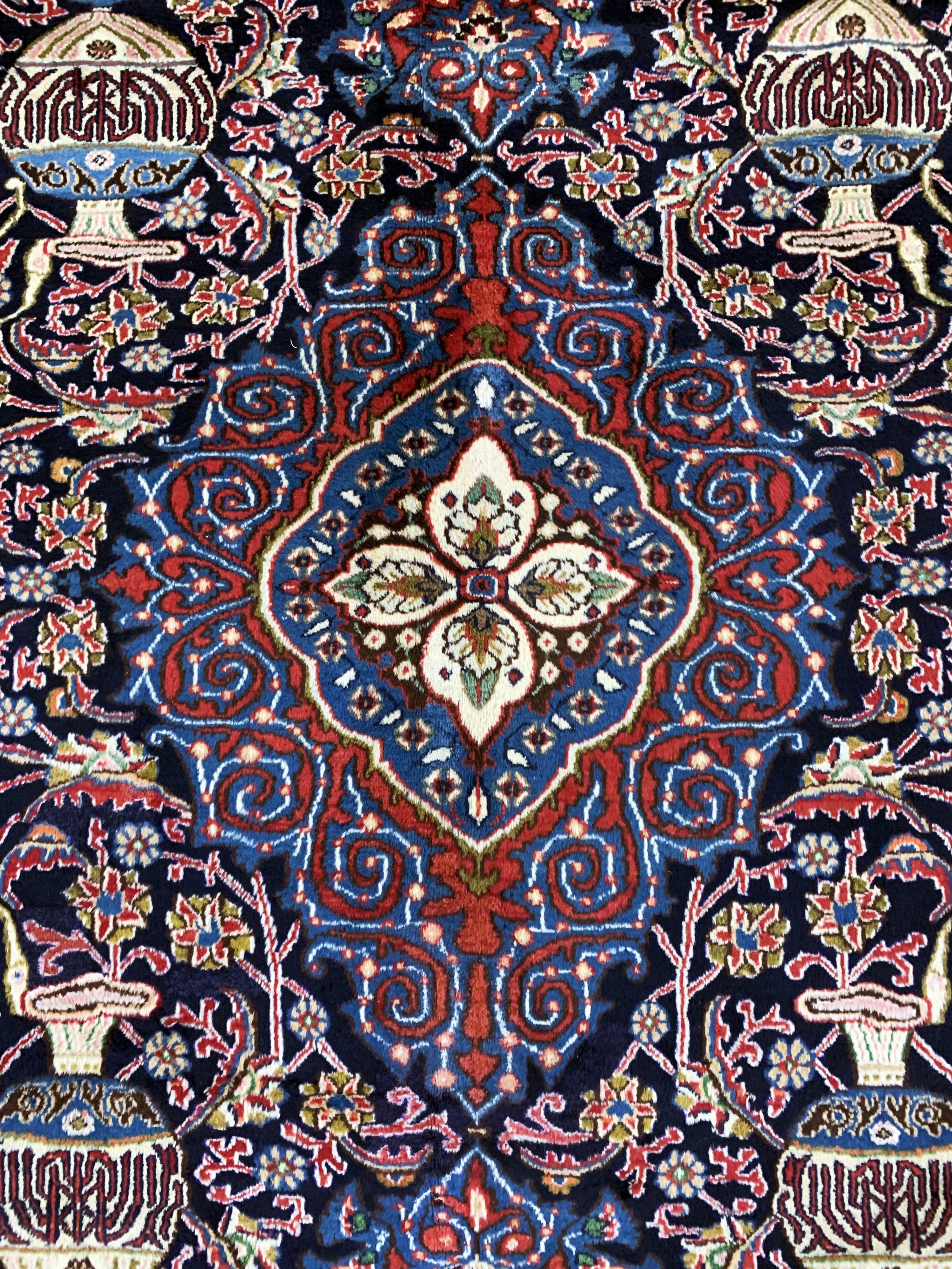 Detail c: Kaschmar, Persien, Ende 20.Jhd, Wolle auf Baumwolle, ca. 372 x 290 cm, EHZ: 1-2, (nahezuNeuwertig)