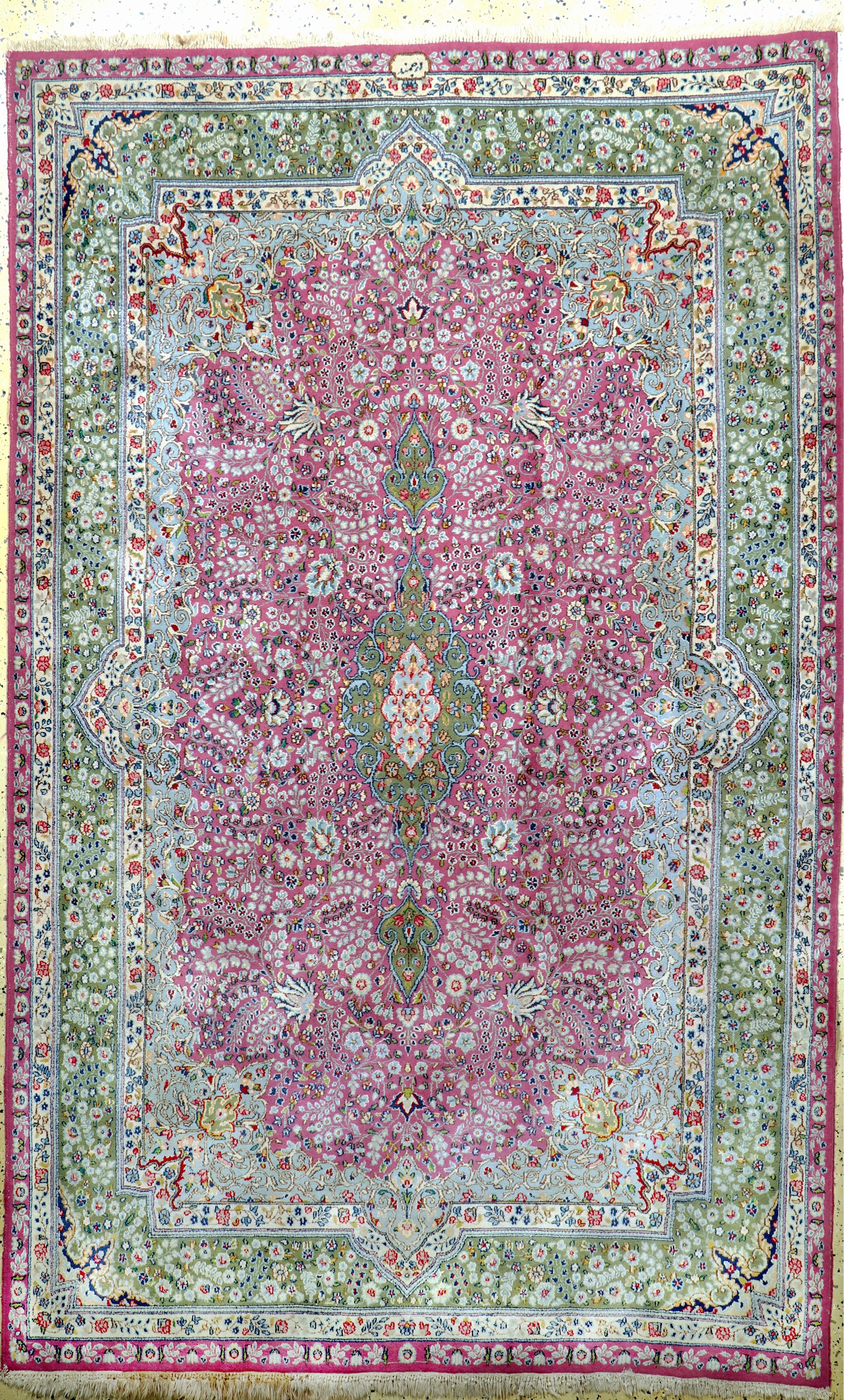 Kerman Lawar, Persien, Mitte 20.Jhd., Wolleauf Baumwolle, ca. 280 x 174 cm, EHZ: 2-3