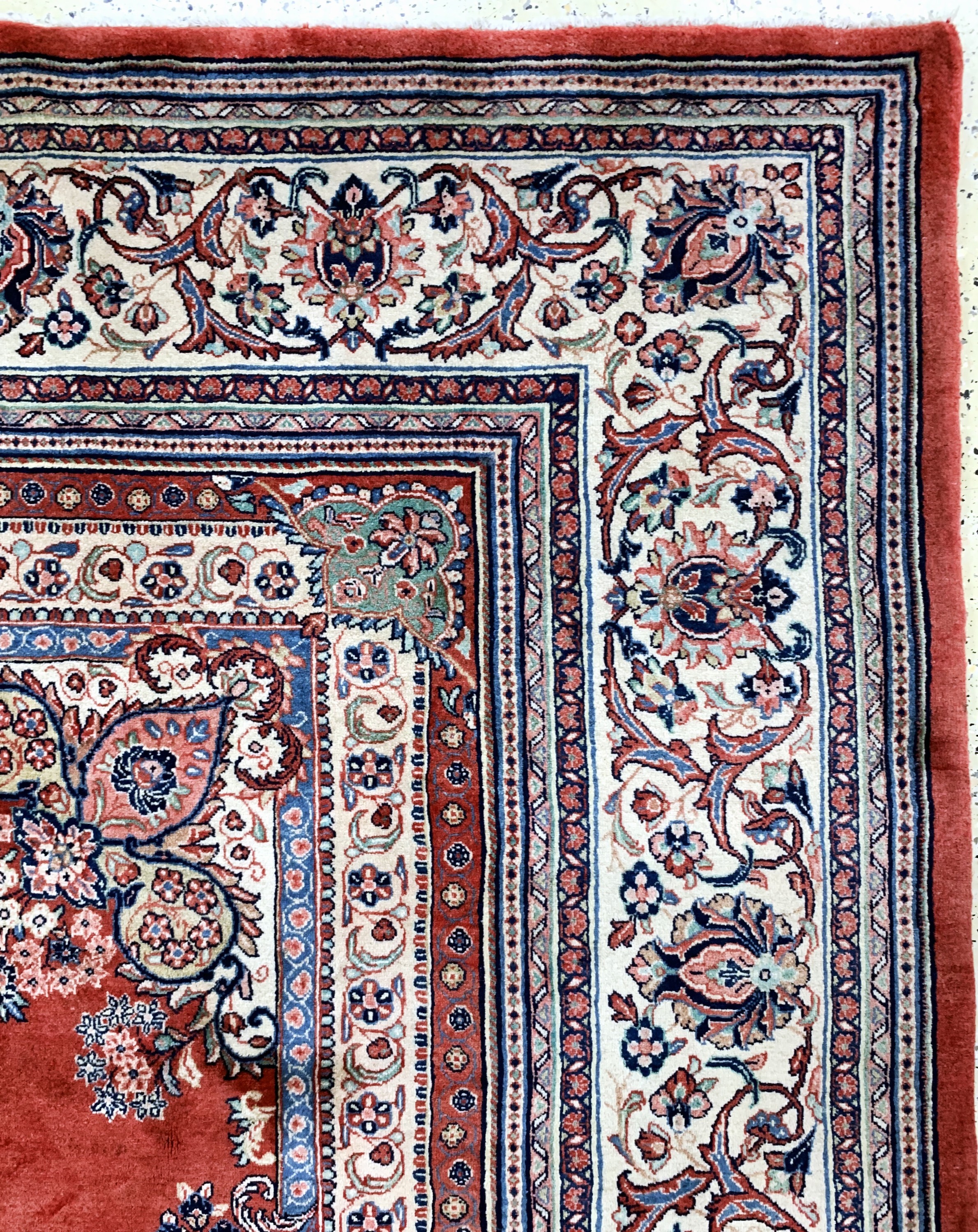 Detail f: Sarogh alt, Persien, Mitte 20.Jhd, Wolle auf Baumwolle, ca. 370 x 270 cm, EHZ: 1-2