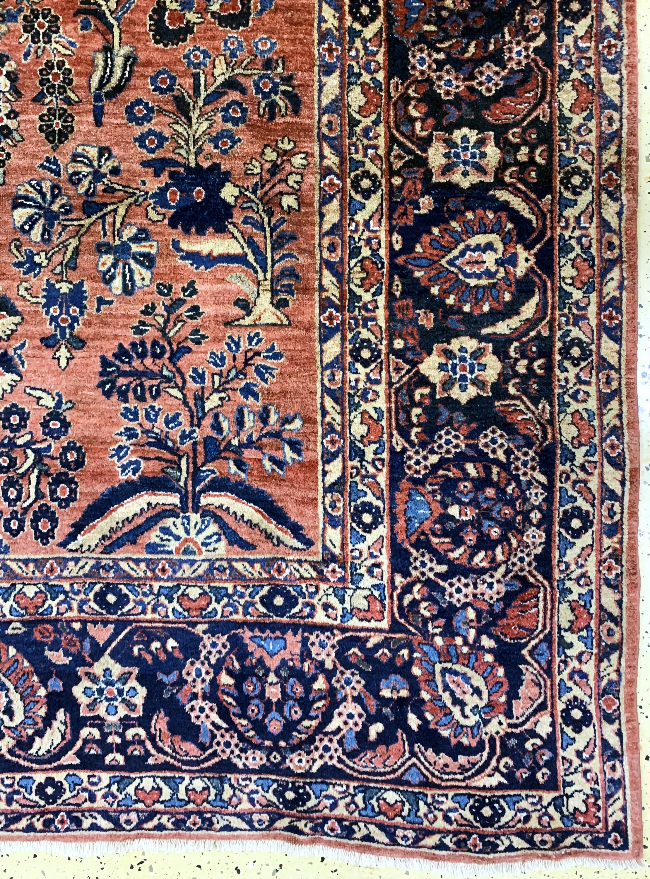 Detail a: Us Re-Import Sarogh antik, Persien, um 1900, Wolle auf Baumwolle, ca. 350 x 265 cm, EHZ: 2