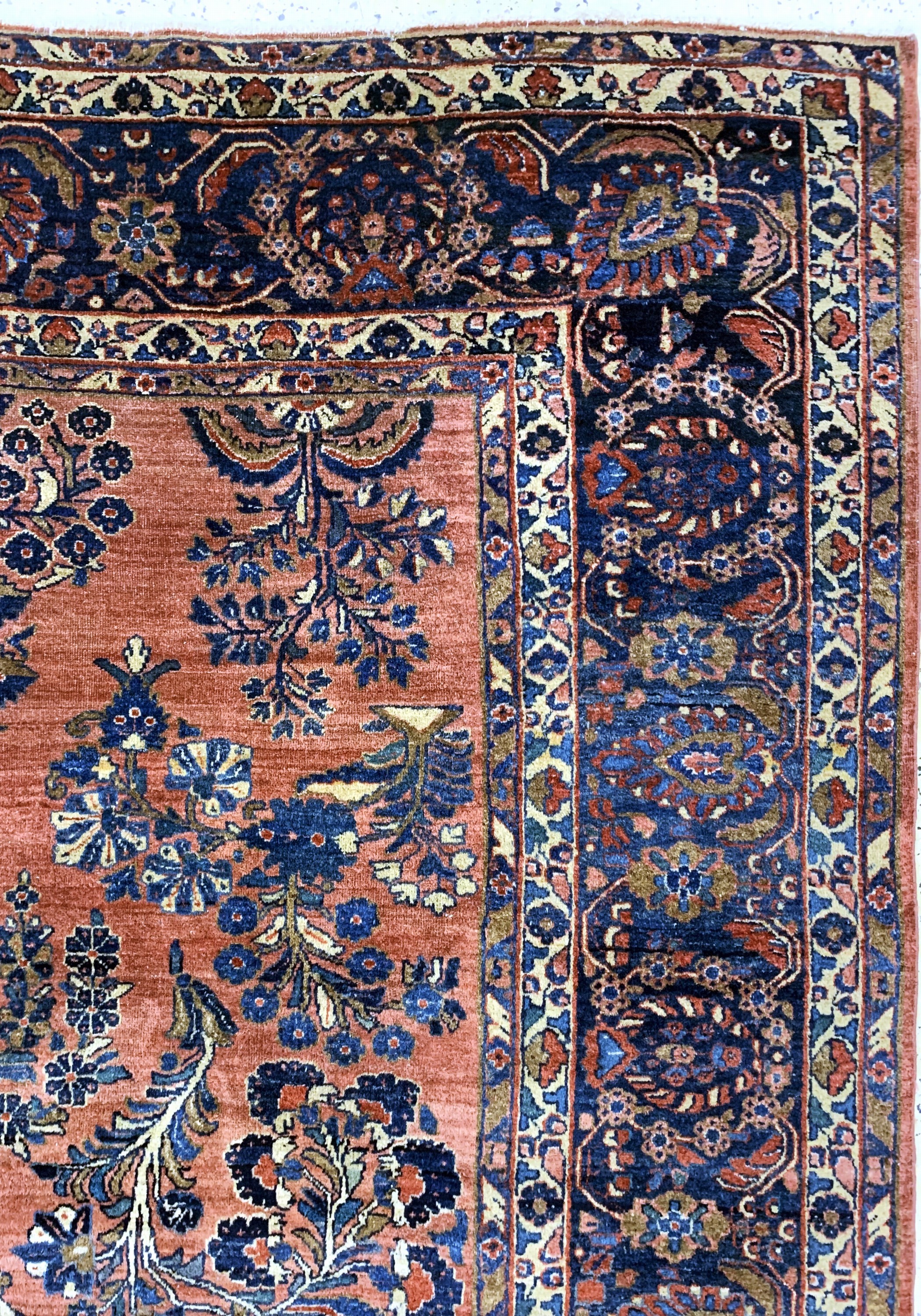 Detail f: Us Re-Import Sarogh antik, Persien, um 1900, Wolle auf Baumwolle, ca. 350 x 265 cm, EHZ: 2