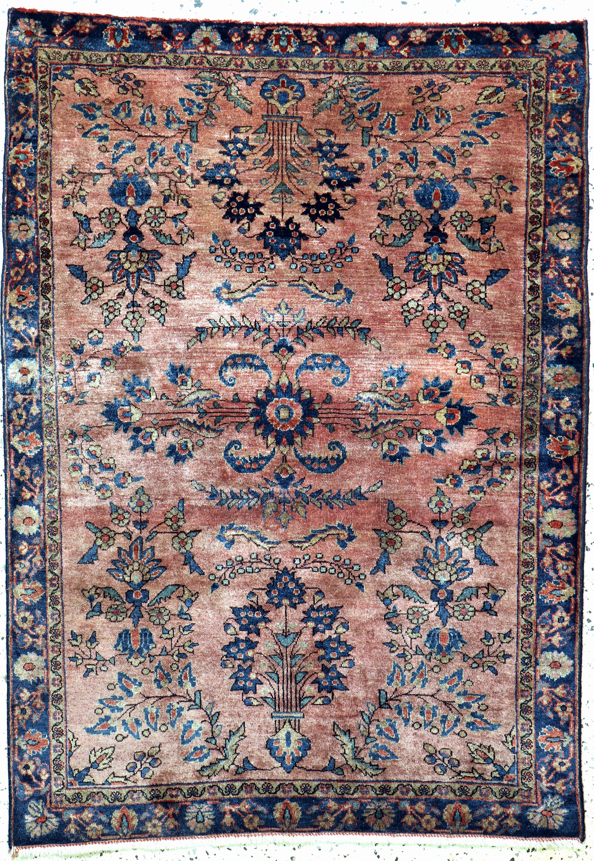 Us Re-Import Sarogh antik, Persien, um 1900, Wolle auf Baumwolle, ca. 148 x 100 cm, EHZ: 2-3