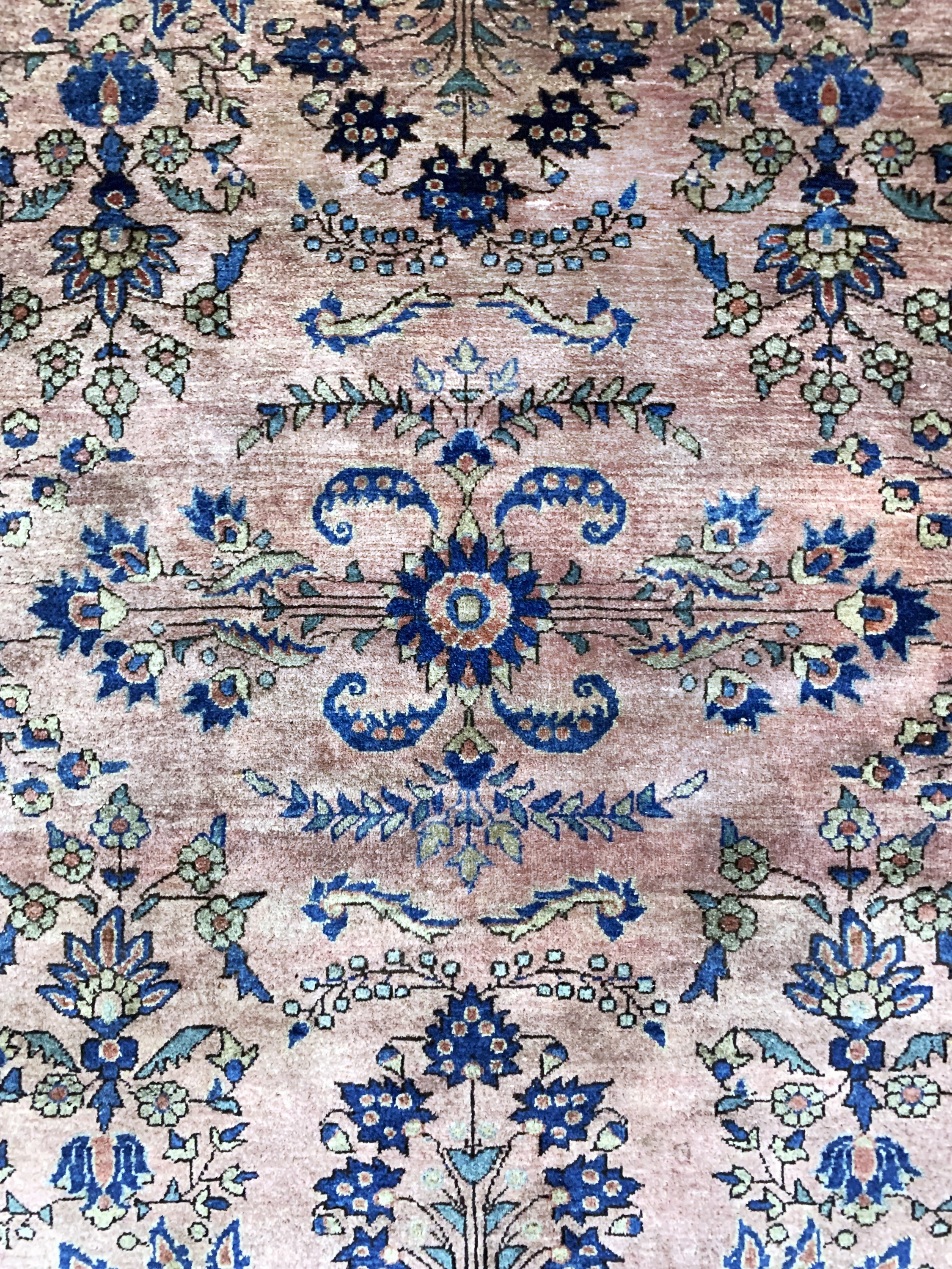 Detail b: Us Re-Import Sarogh antik, Persien, um 1900, Wolle auf Baumwolle, ca. 148 x 100 cm, EHZ: 2-3