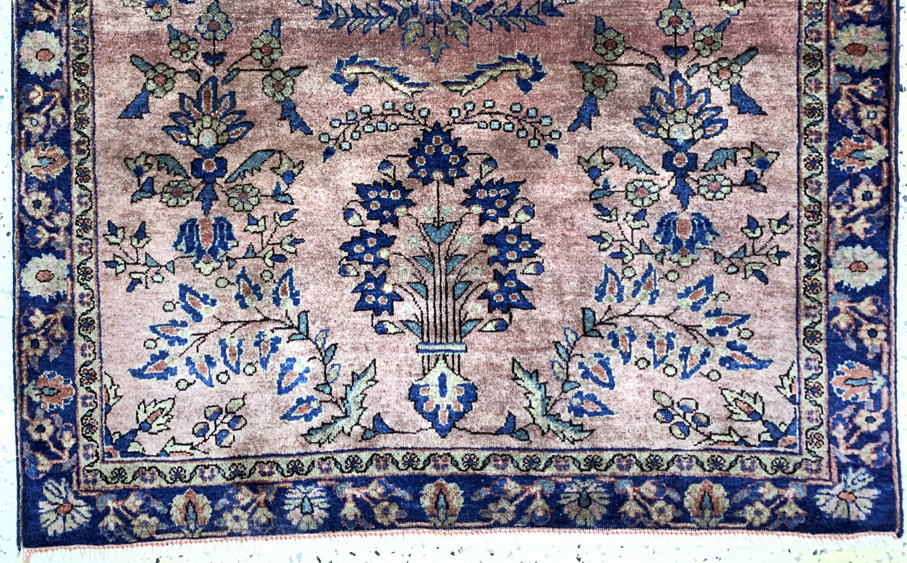 Detail c: Us Re-Import Sarogh antik, Persien, um 1900, Wolle auf Baumwolle, ca. 148 x 100 cm, EHZ: 2-3