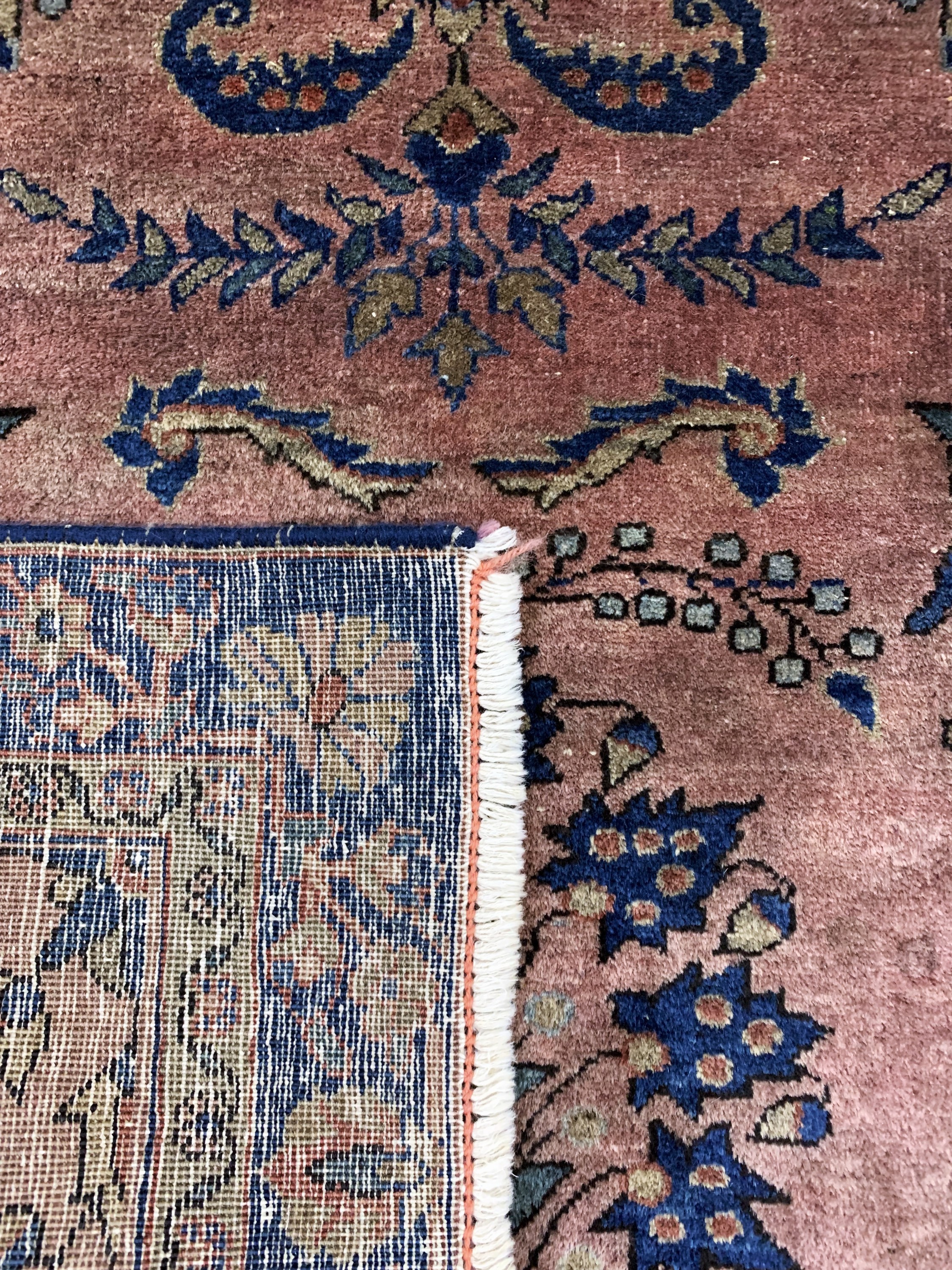Detail e: Us Re-Import Sarogh antik, Persien, um 1900, Wolle auf Baumwolle, ca. 148 x 100 cm, EHZ: 2-3