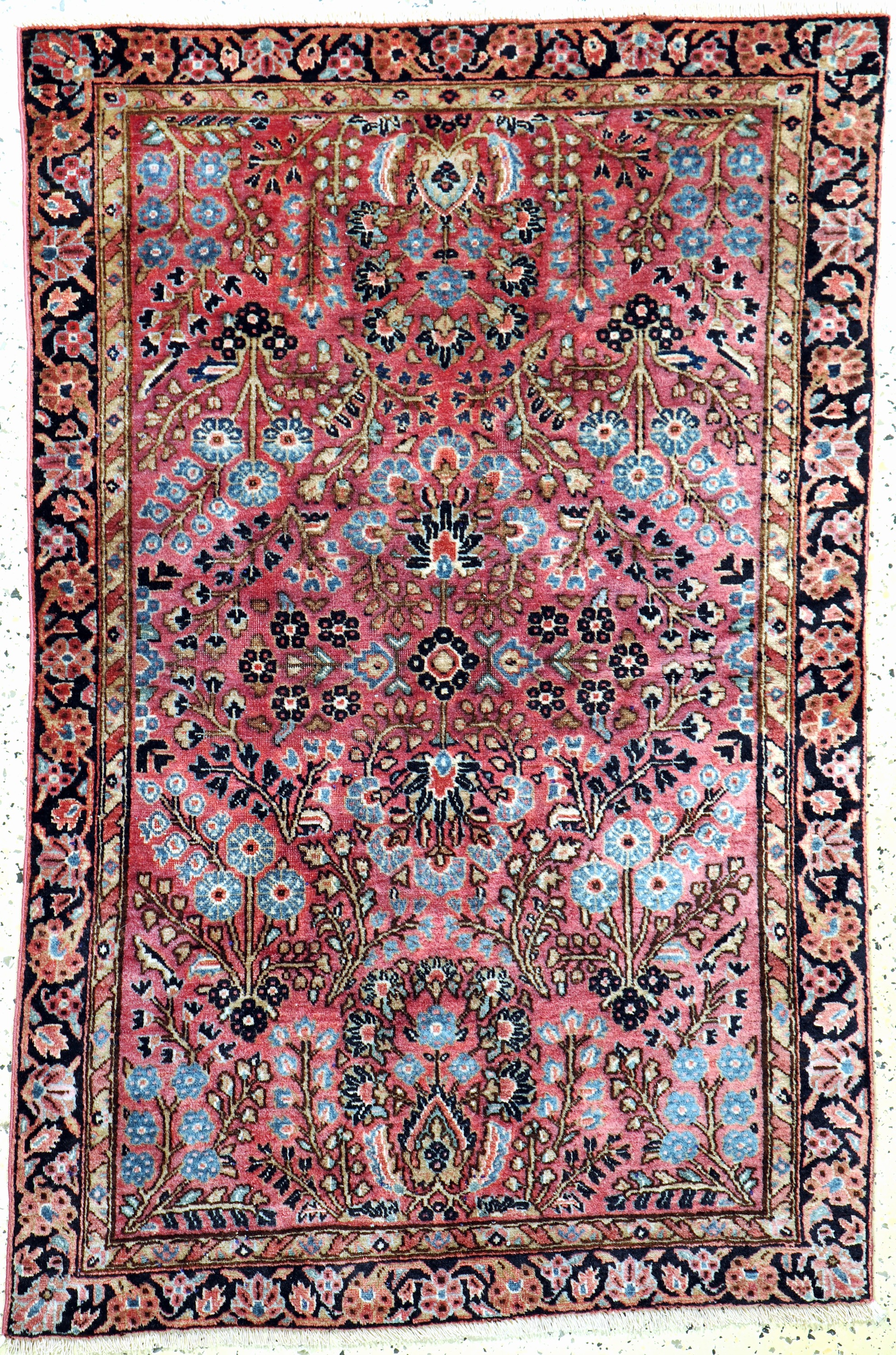 Us Re-Import Sarogh antik, Persien, um 1900, Wolle auf Baumwolle, ca. 146 x 98 cm, EHZ: 3