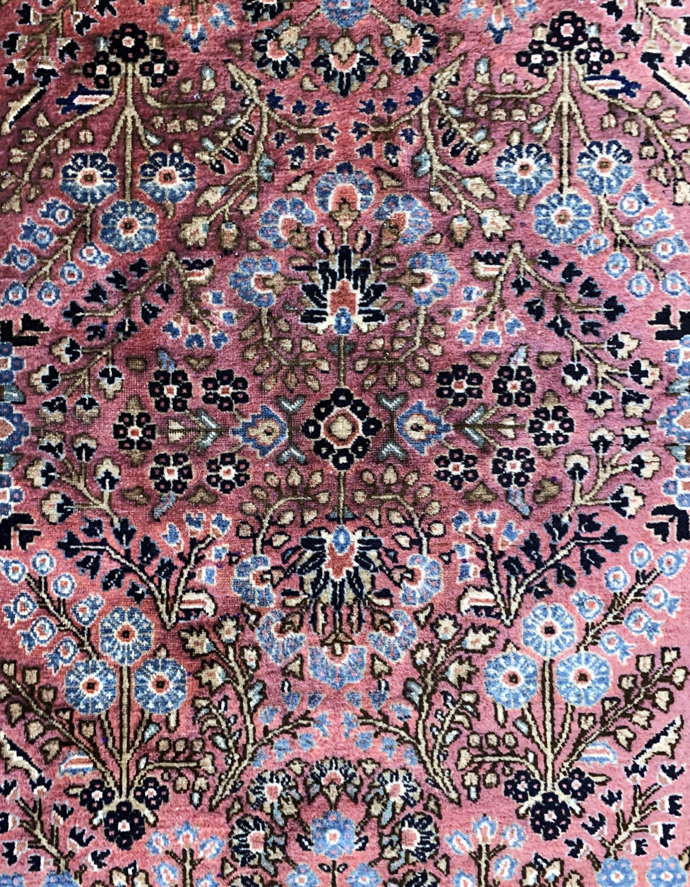 Detail b: Us Re-Import Sarogh antik, Persien, um 1900, Wolle auf Baumwolle, ca. 146 x 98 cm, EHZ: 3