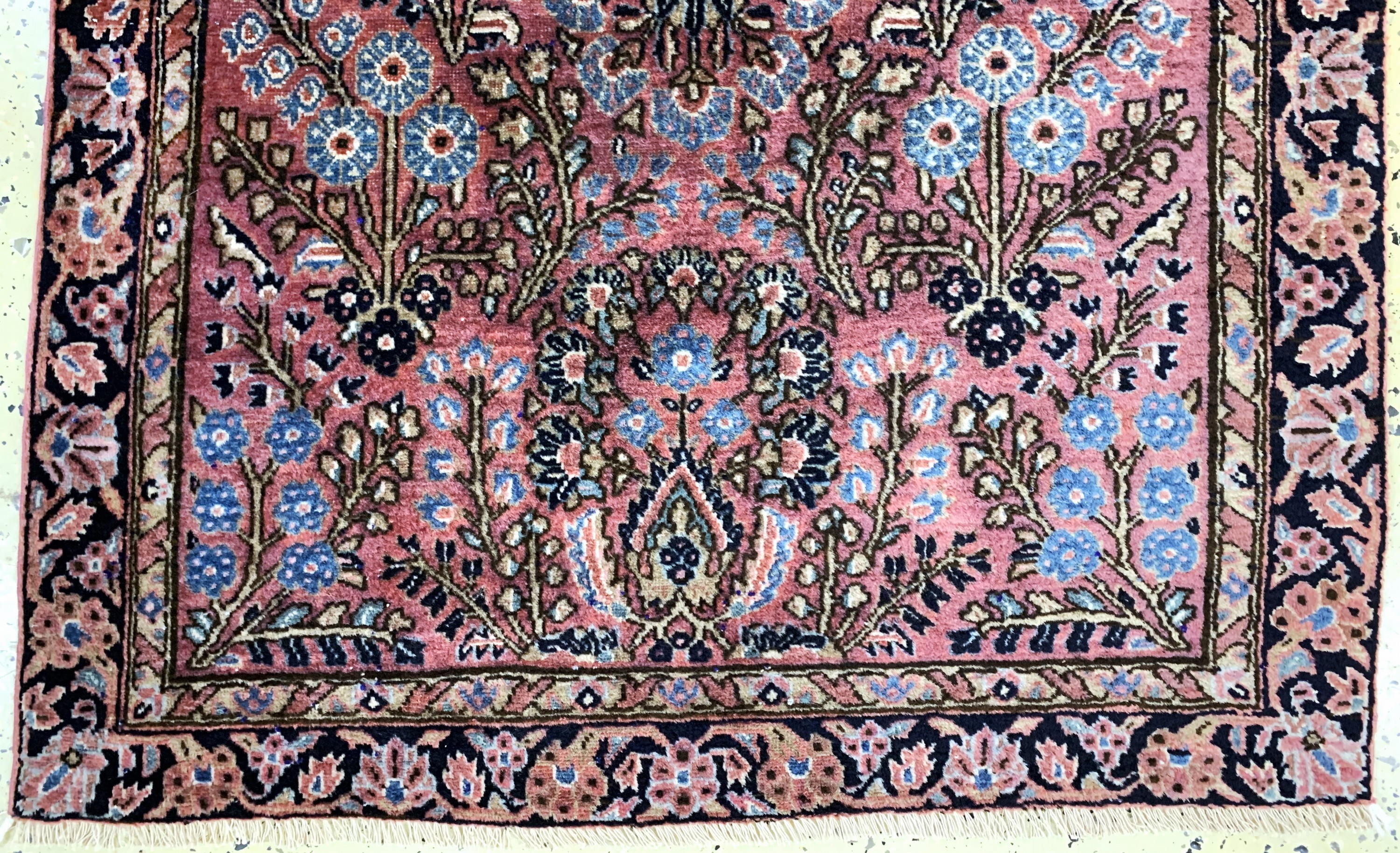 Detail c: Us Re-Import Sarogh antik, Persien, um 1900, Wolle auf Baumwolle, ca. 146 x 98 cm, EHZ: 3