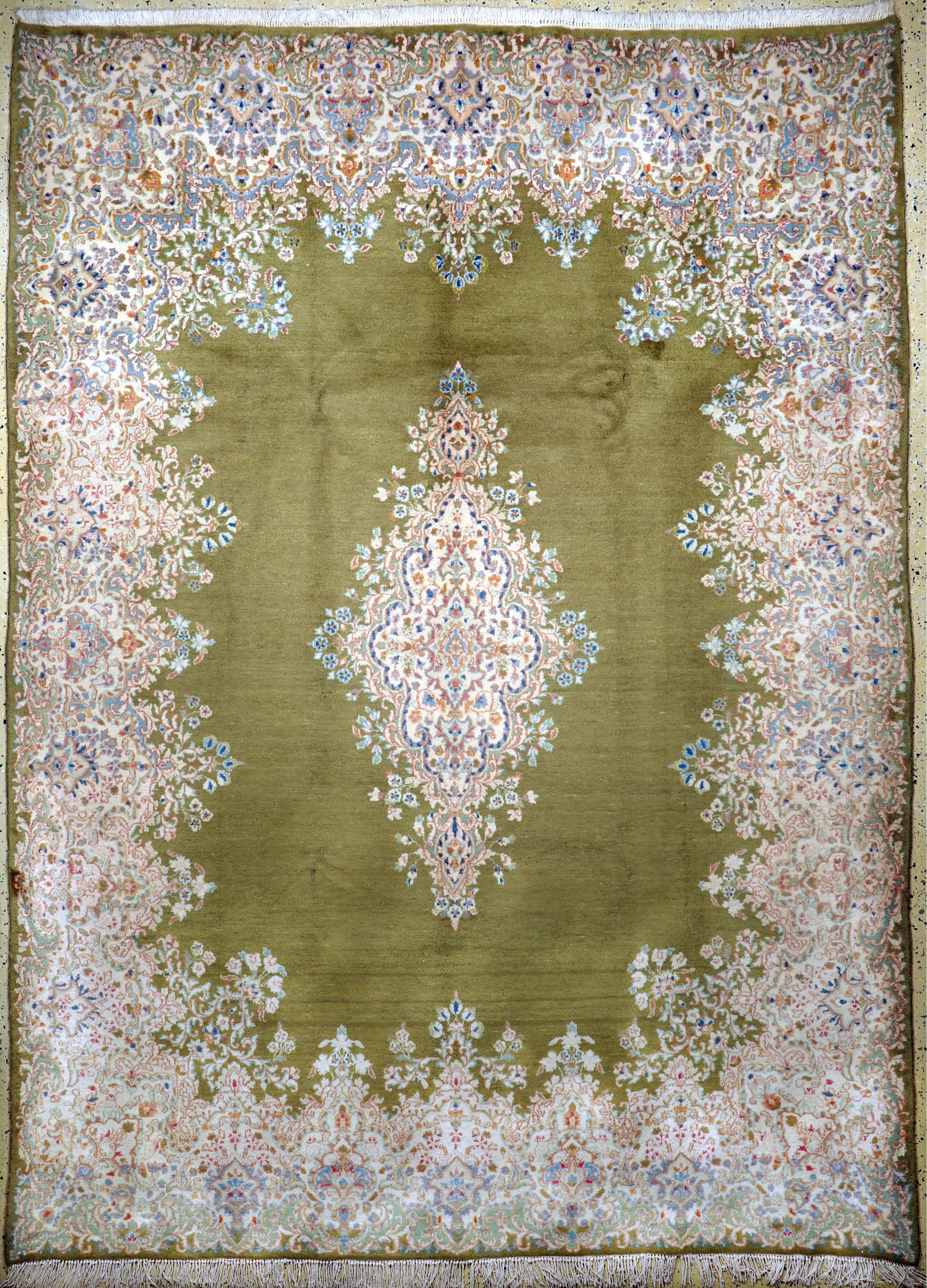 Kerman fein, Persien, Mitte 20.Jhd, Wolle auf Baumwolle, ca. 320 x 250 cm, EHZ: 1-2