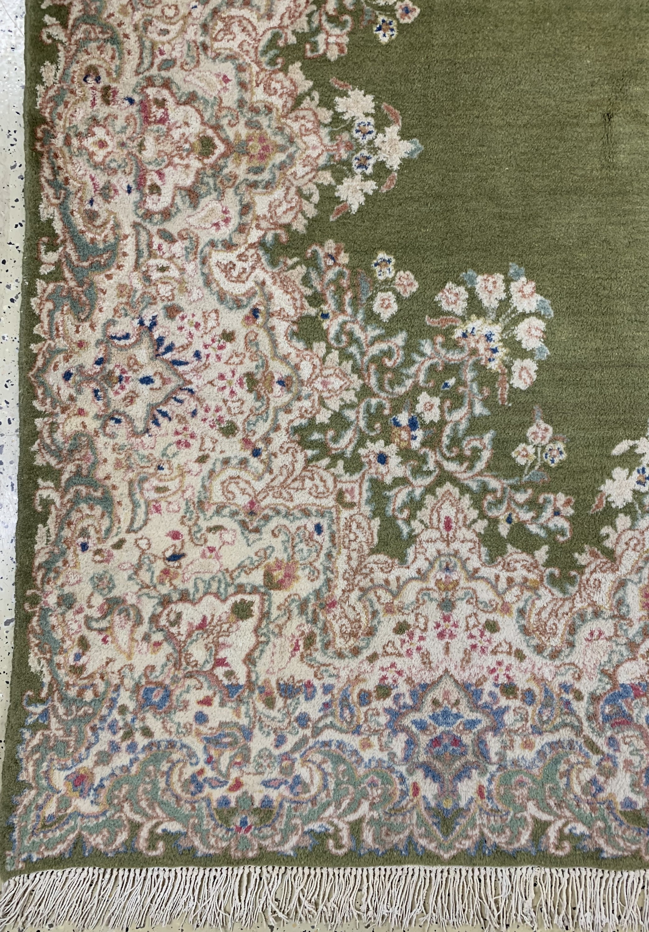 Detail b: Kerman fein, Persien, Mitte 20.Jhd, Wolle auf Baumwolle, ca. 320 x 250 cm, EHZ: 1-2