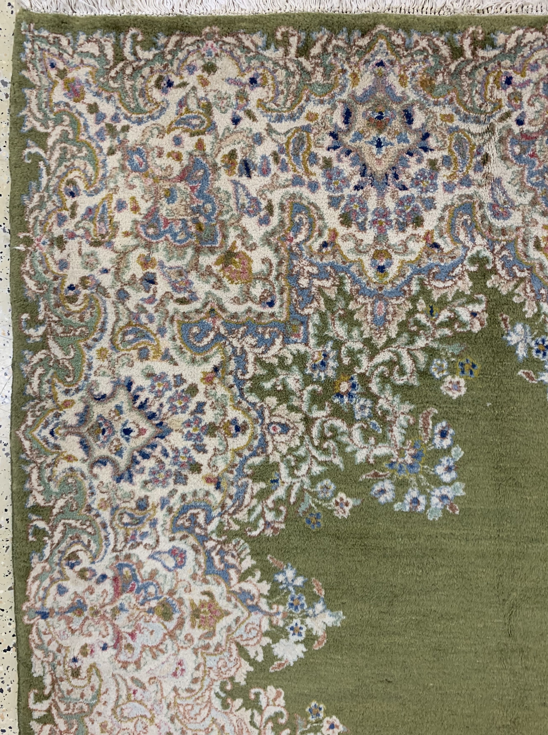 Detail d: Kerman fein, Persien, Mitte 20.Jhd, Wolle auf Baumwolle, ca. 320 x 250 cm, EHZ: 1-2