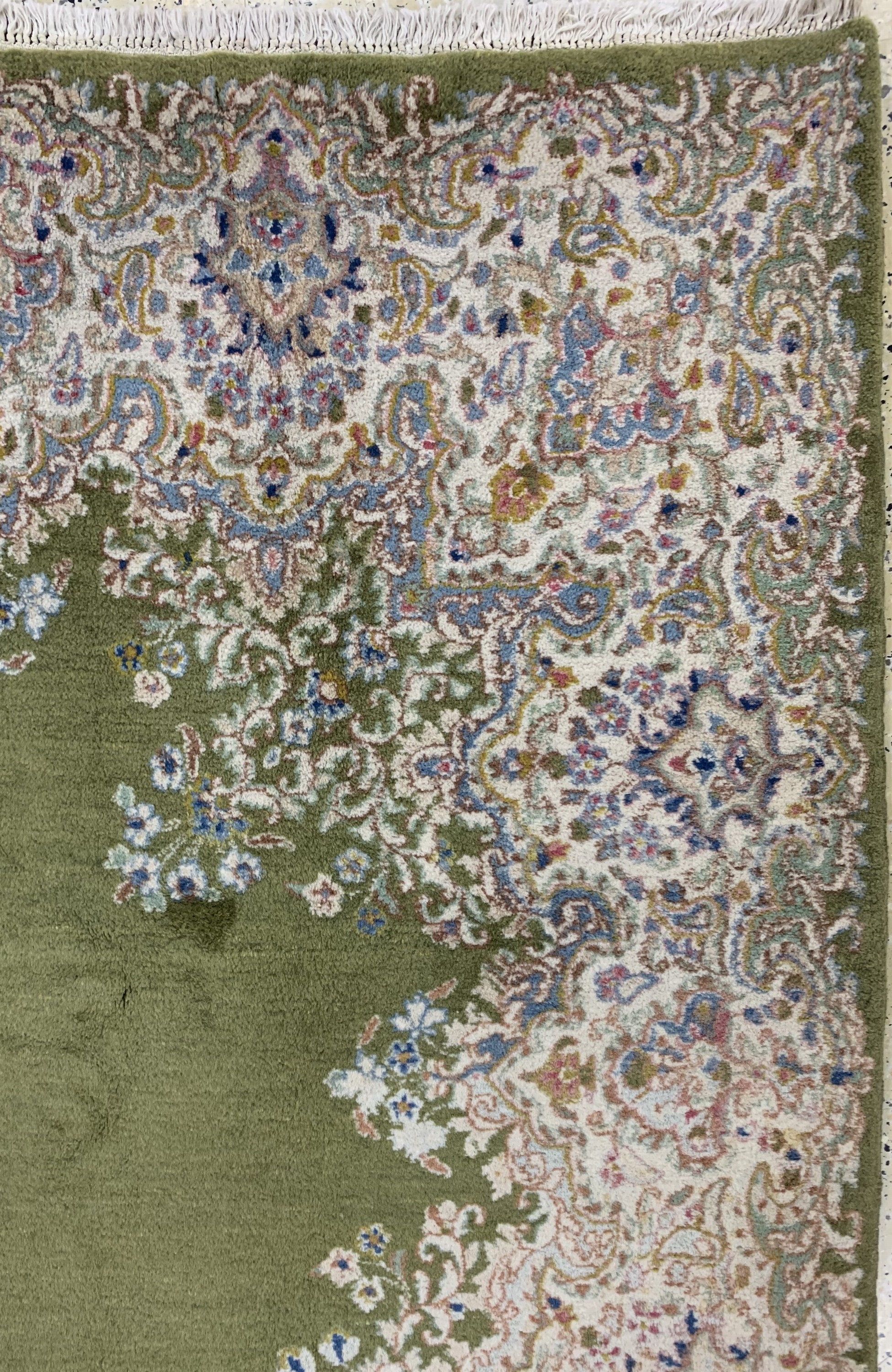 Detail e: Kerman fein, Persien, Mitte 20.Jhd, Wolle auf Baumwolle, ca. 320 x 250 cm, EHZ: 1-2
