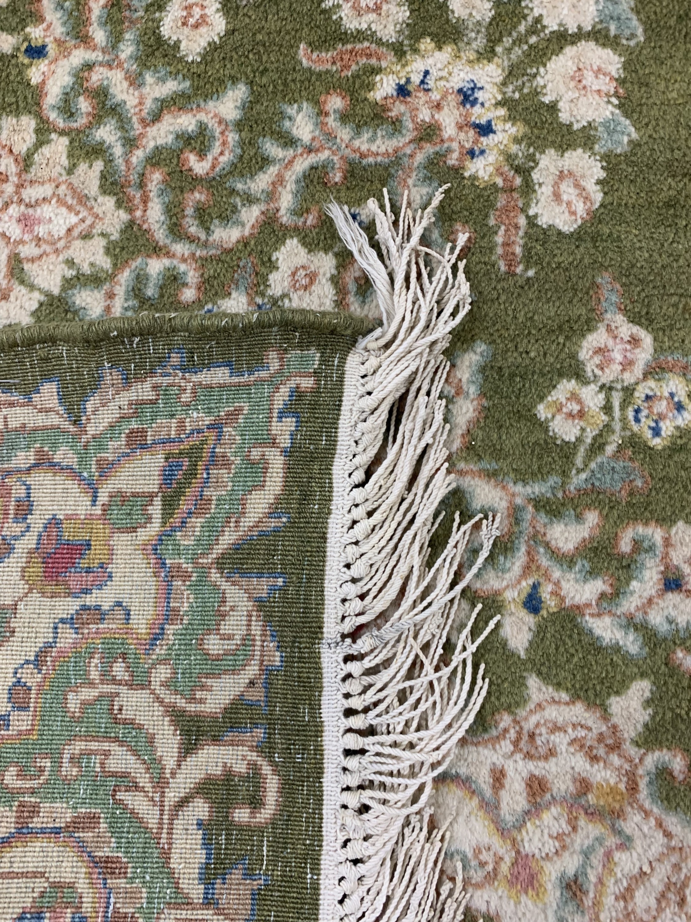 Detail g: Kerman fein, Persien, Mitte 20.Jhd, Wolle auf Baumwolle, ca. 320 x 250 cm, EHZ: 1-2
