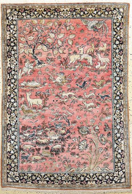Image Ghom Seide, Persien, Mitte 20.Jhd., reine Naturseide, ca. 155 x 109 cm, EHZ: 2