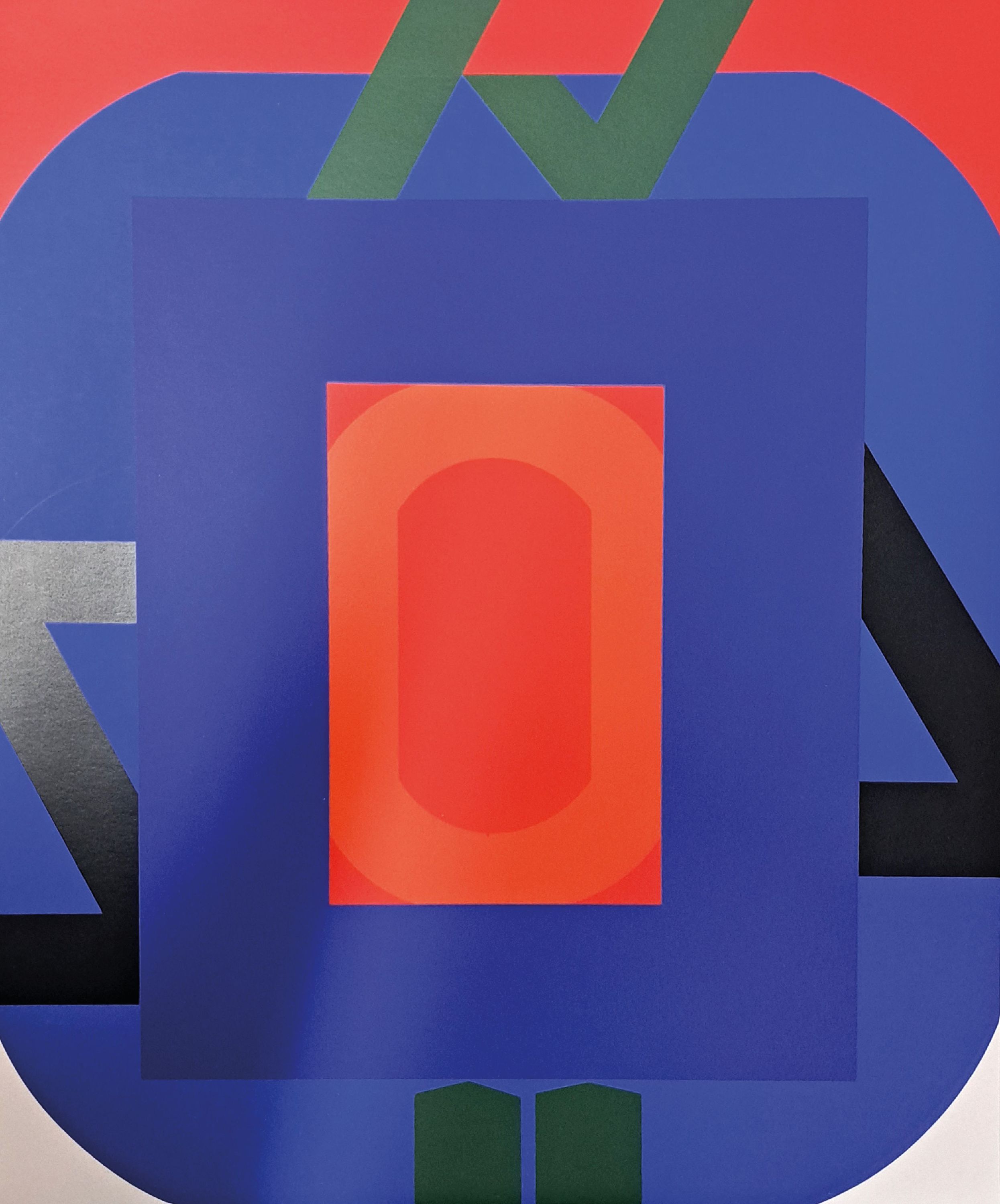 Detail k: Georg Karl Pfahler, 1926-2002, 3 Farbserigraphien, davon eine als Grußkarte mit Widmung: Glück + Freude 1985 G.K.Pfahler, ca. 21x21cm, 2 unsigniert ...