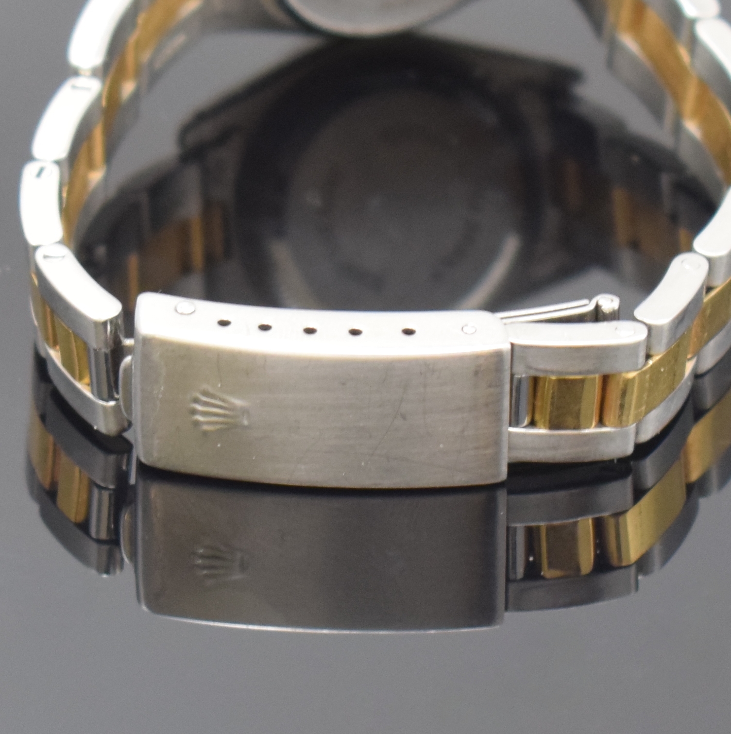 Detail d: ROLEX Damenarmbanduhr Oyster Perpetual Datejust Referenz 69173, Automatik, Schweiz um 1987, Edelstahl/Gold kombiniert inkl. Oysterband m. Faltschl., ...