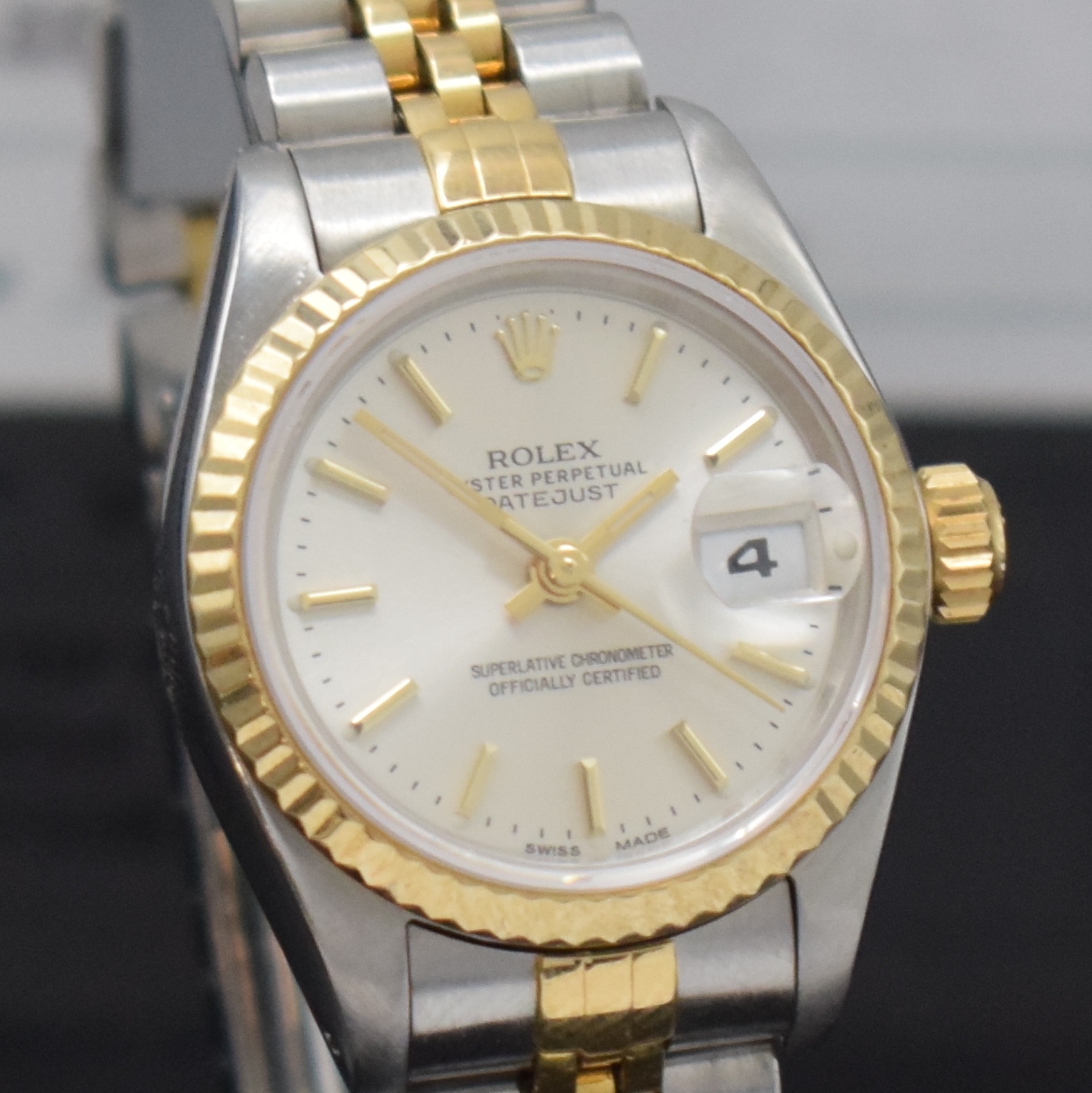 Detail c: ROLEX Damenarmbanduhr Oyster Perpetual Datejust Referenz 69173, Automatik, Schweiz um 1990, L-Serie, Chronometer der Superlative in Edelstahl/Gold ...