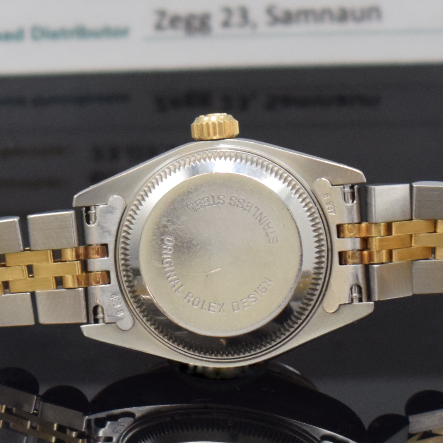 Detail f: ROLEX Damenarmbanduhr Oyster Perpetual Datejust Referenz 69173, Automatik, Schweiz um 1990, L-Serie, Chronometer der Superlative in Edelstahl/Gold ...