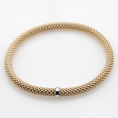 Image 26894215 - Flexibles Armband, RG 585/000 im Himbeer- muster, B. ca. 5 mm