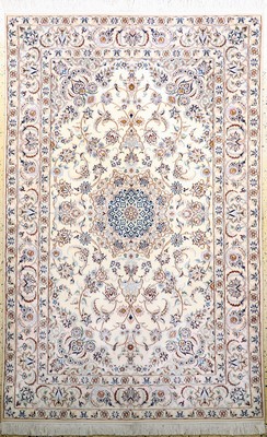 Image 26894276 - Nain fein, Persien, Neu, Korkwolle mit Seide, ca. 238 x 158 cm, ca. 450.000 Kn/qm ...