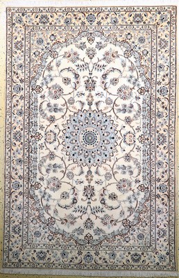 Image Nain fein, Persien, Neu, Korkwolle mit Seide, ca. 262 x 171 cm, ca. 450.000 Kn/qm ...