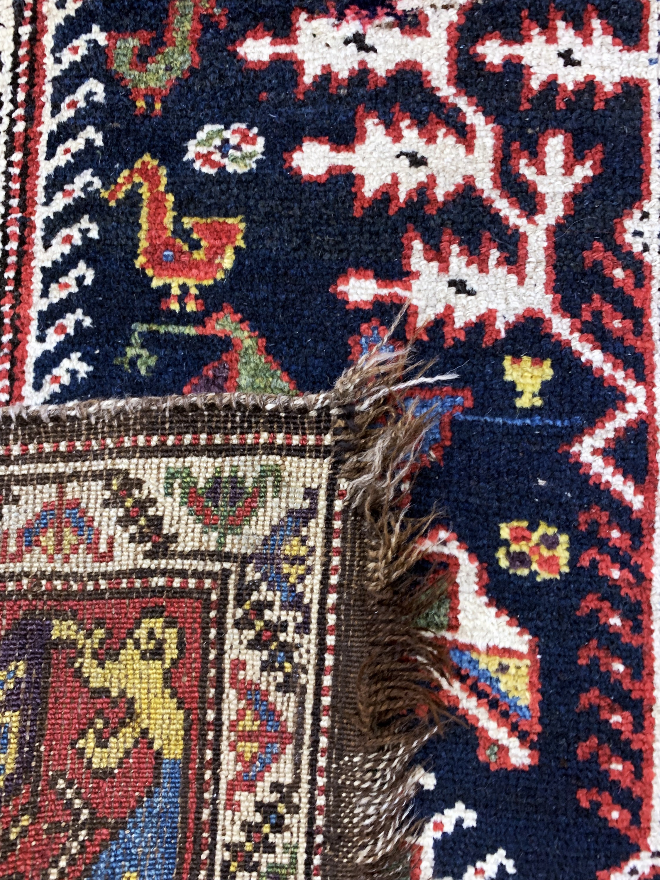 Detail e: Louri Bachtiar, Persien, um 1900, Wolle aufWolle, ca. 300 x 112 cm, EHZ: 3