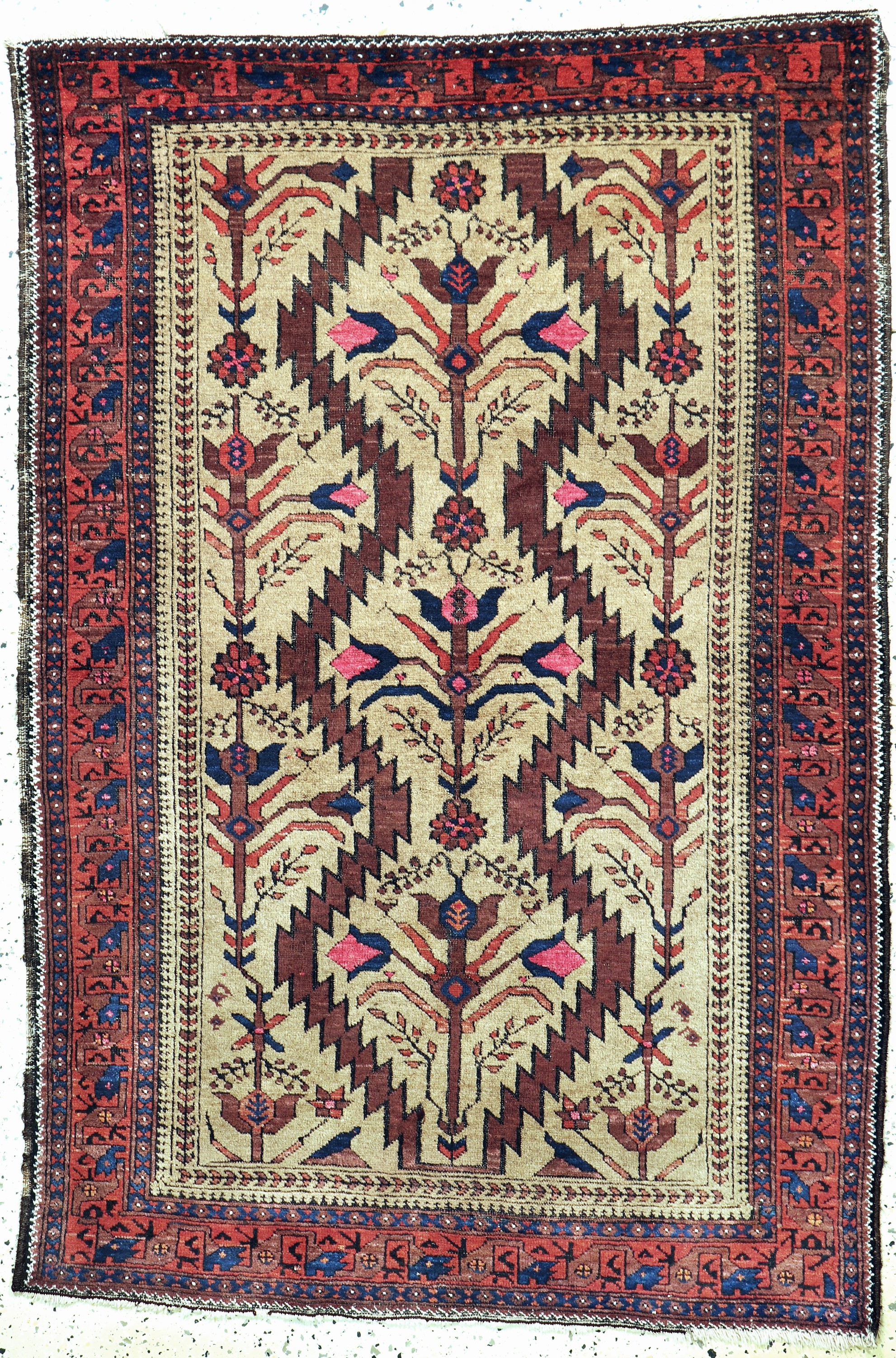 Belutsch antik, Persien, um 1900, Kamelwolle auf Baumwolle, ca. 165 x 112 cm, EHZ: 3