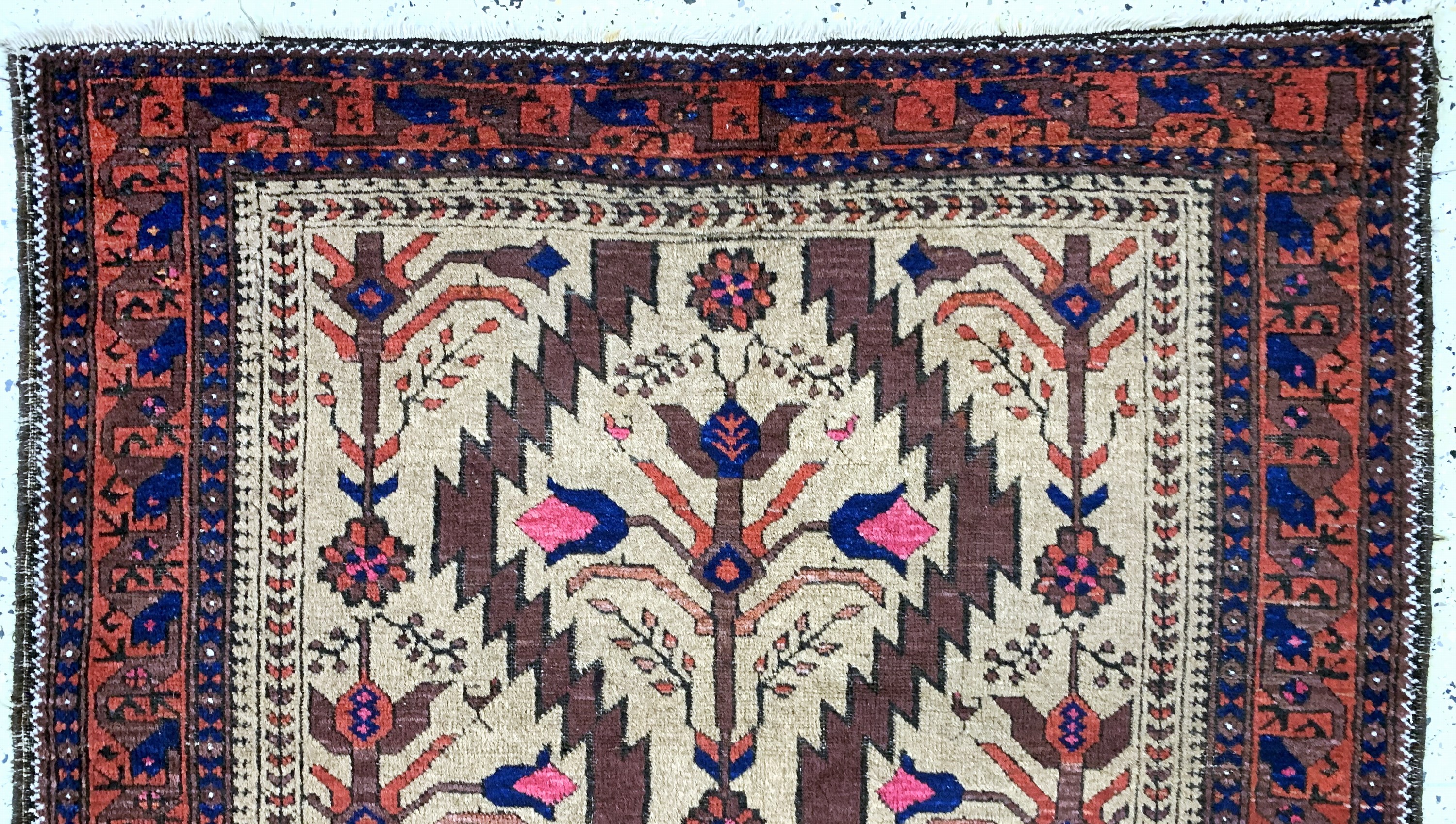 Detail a: Belutsch antik, Persien, um 1900, Kamelwolle auf Baumwolle, ca. 165 x 112 cm, EHZ: 3