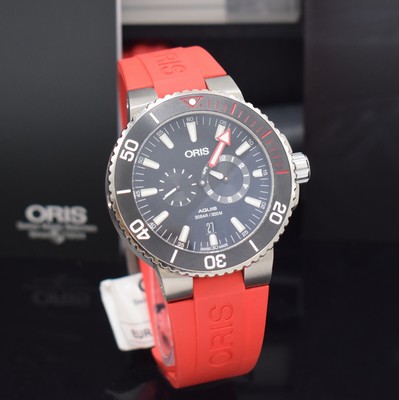 26894332b - ORIS Aquis Herrenarmbanduhr Regulateur Meistertaucher Referenz 7734, Automatik, ...