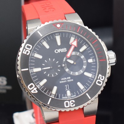 26894332c - ORIS Aquis Herrenarmbanduhr Regulateur Meistertaucher Referenz 7734, Automatik, ...