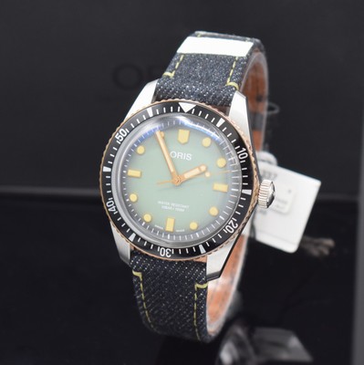 Image 26894349 - ORIS Momotaro Herrenarmbanduhr Referenz 7707- 4337, Automatik, Stahlgeh. m. eins. drehb. ...