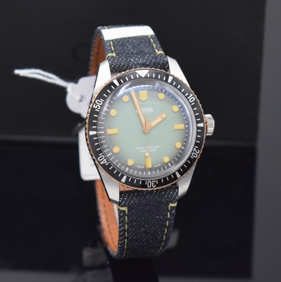 26894349b - ORIS Momotaro Herrenarmbanduhr Referenz 7707- 4337, Automatik, Stahlgeh. m. eins. drehb. ...
