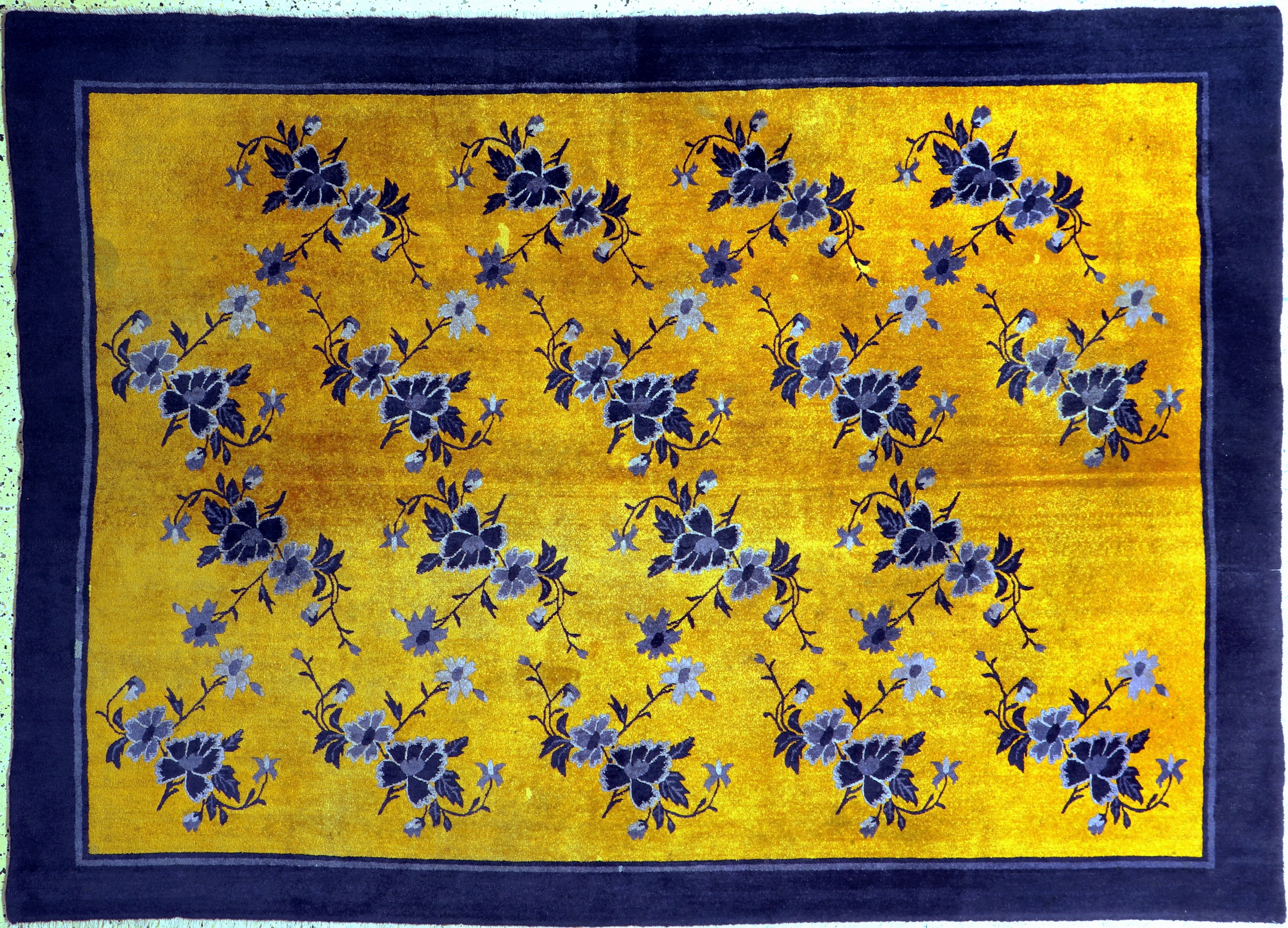 Peking antik, China, um 1900, Wolle auf Baumwolle, ca. 175 x 245 cm, Reinigungsbedürftig, EHZ: 2