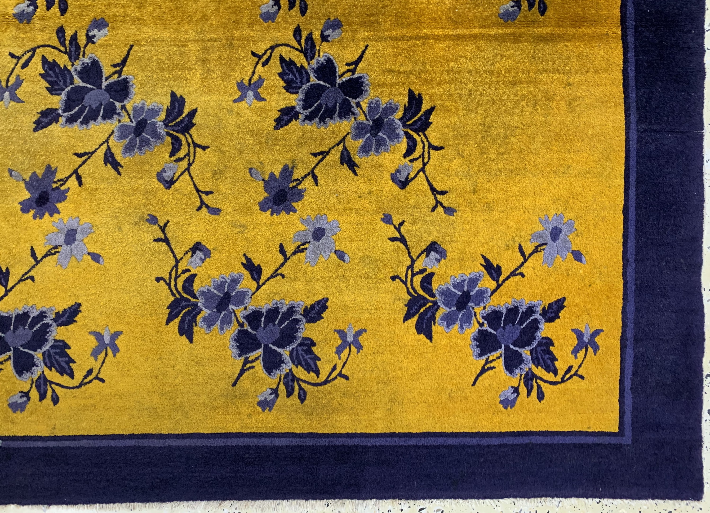Detail d: Peking antik, China, um 1900, Wolle auf Baumwolle, ca. 175 x 245 cm, Reinigungsbedürftig, EHZ: 2
