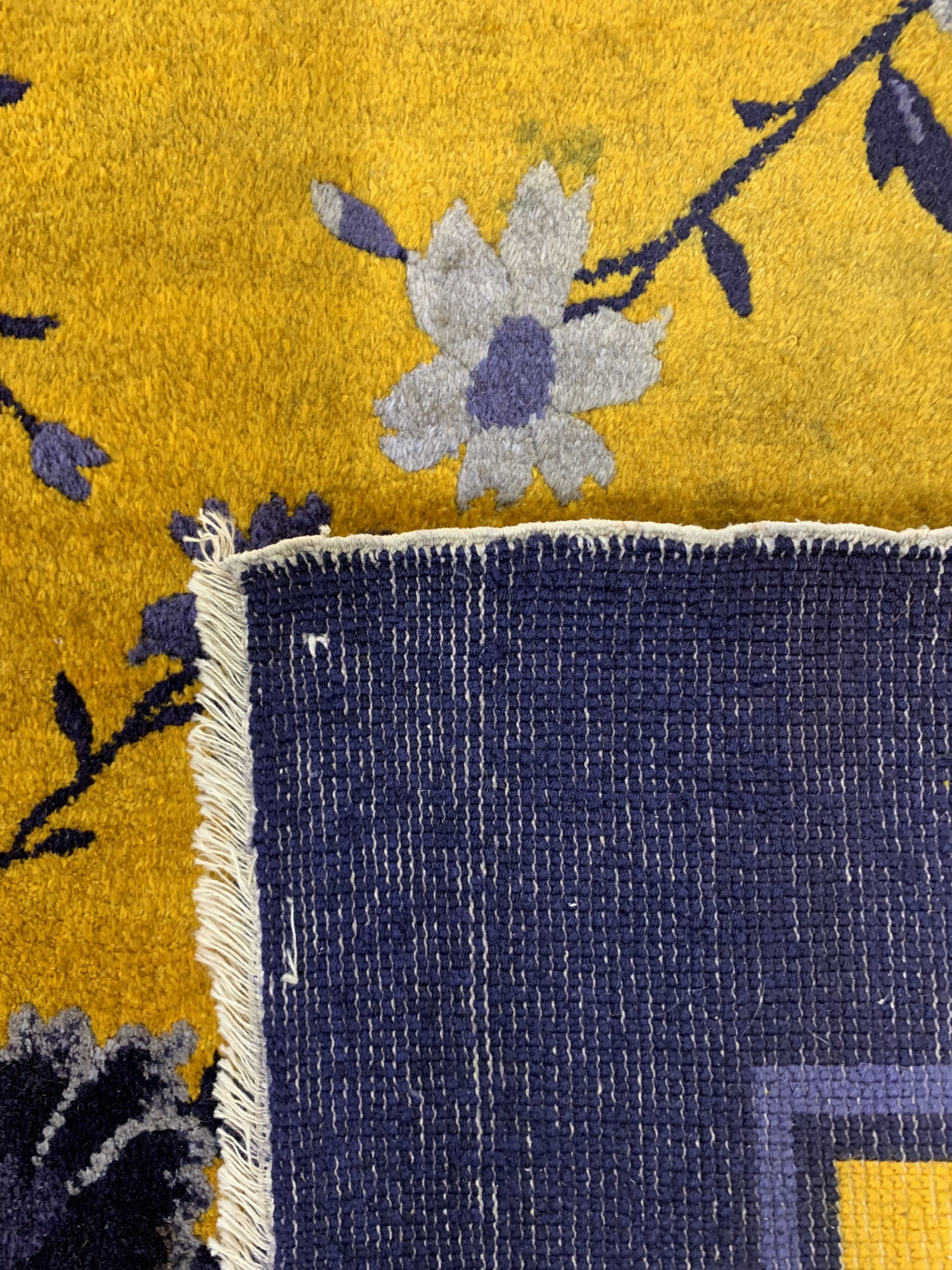 Detail f: Peking antik, China, um 1900, Wolle auf Baumwolle, ca. 175 x 245 cm, Reinigungsbedürftig, EHZ: 2