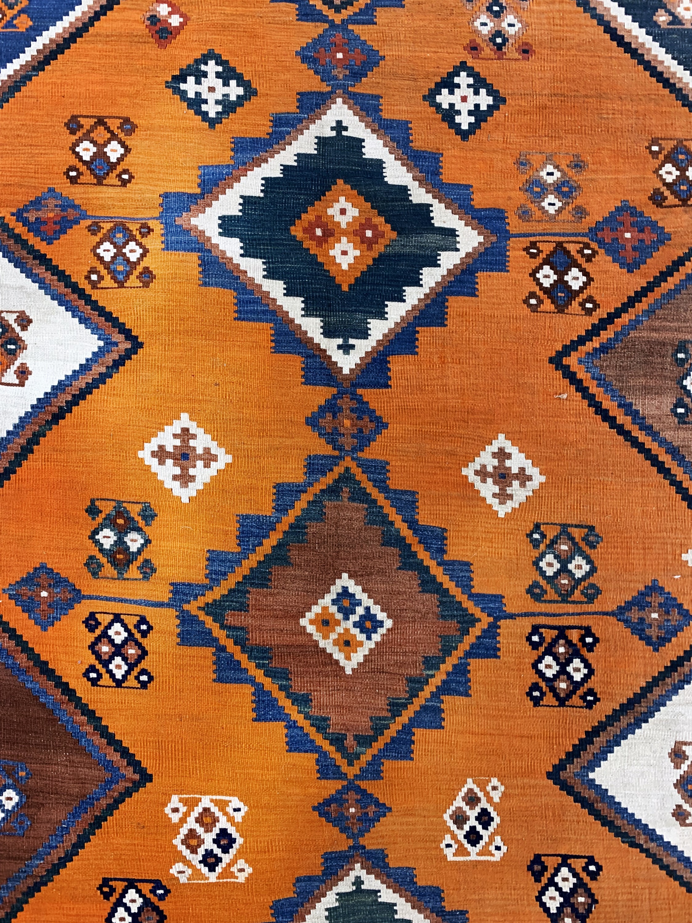 Detail c: Ghaschgai Kelim antik, Persien, um 1900, Wolle auf Wolle, ca. 285 x 186 cm, EHZ: 2
