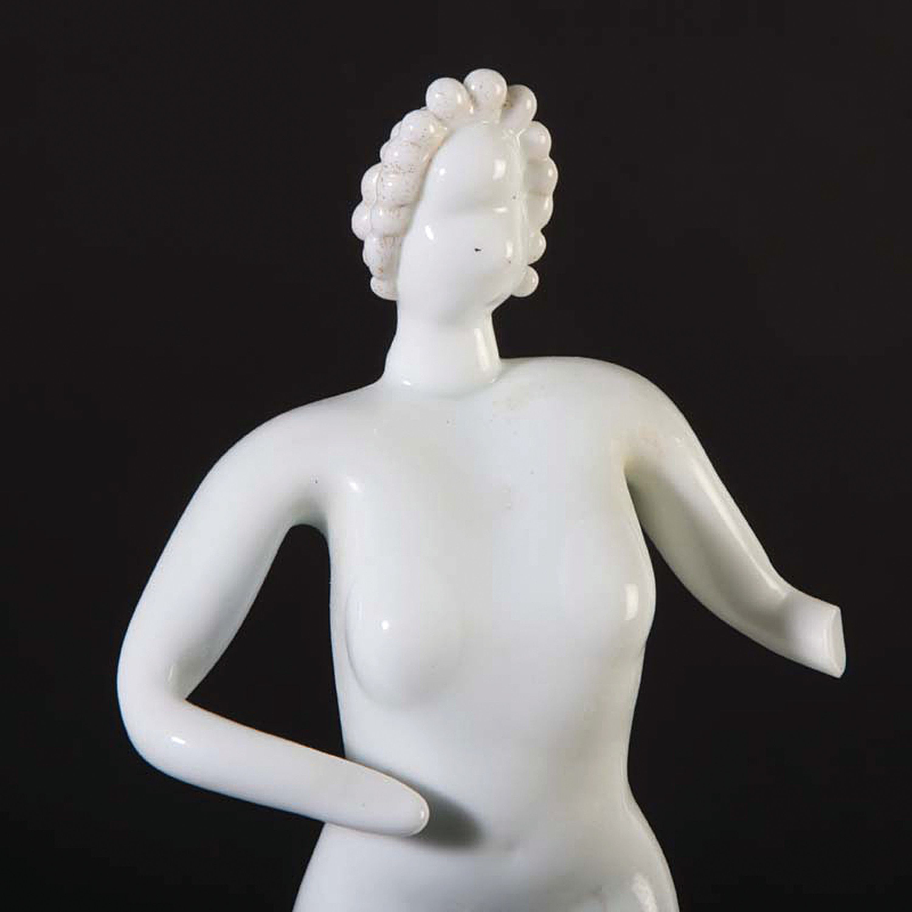 Detail d: 2 große Glasskulpturen, Napoleone Martinuzzi für Alfredo Barbini, Murano, 1950er Jahre, Rauchglas und weiß-opakes Glas mit gedrehten Säulen und ...