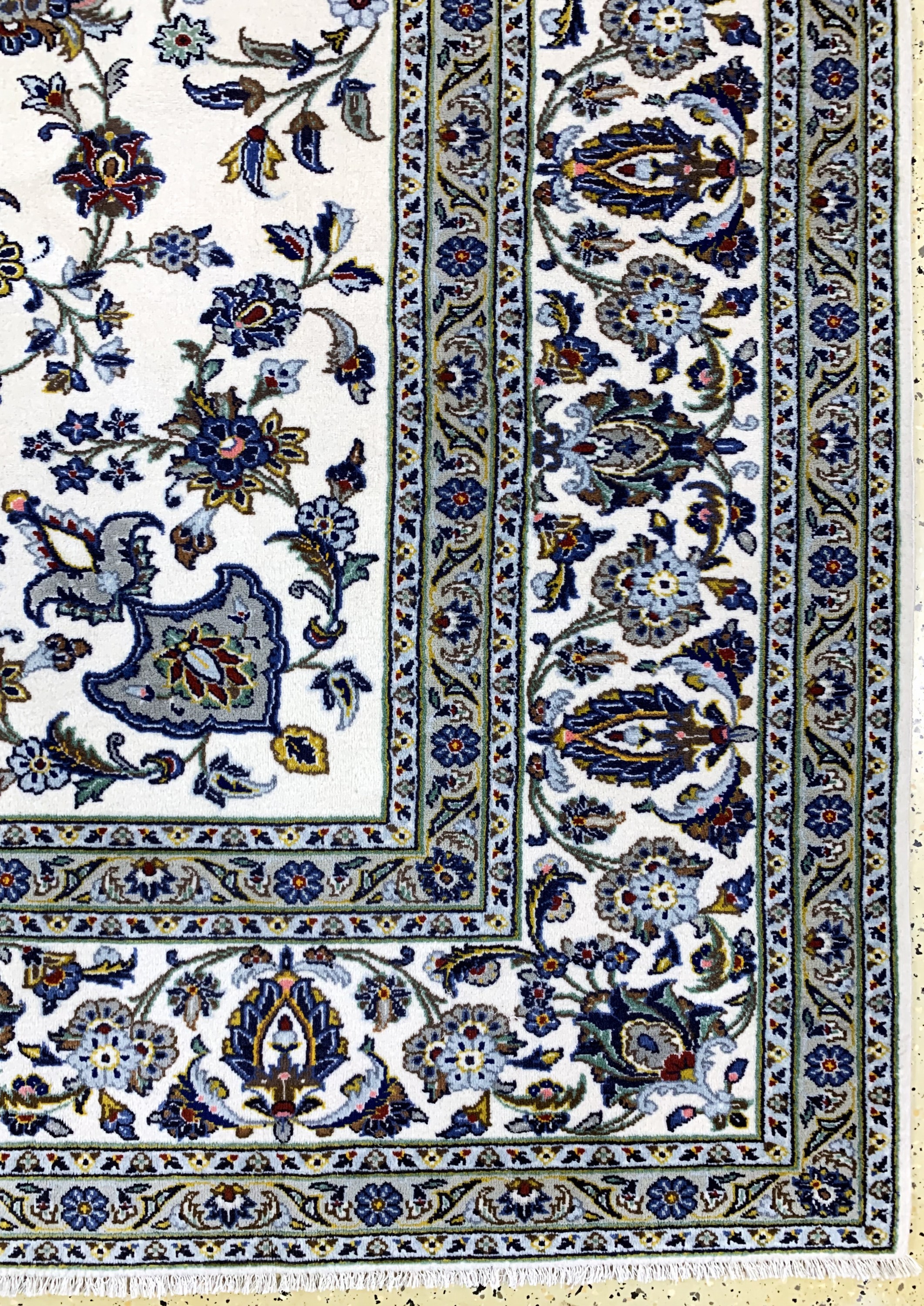 Detail a: Keschan, Persien, Ende 20.Jhd, Wolle auf Baumwolle, ca. 350 x 260 cm, EHZ: 2
