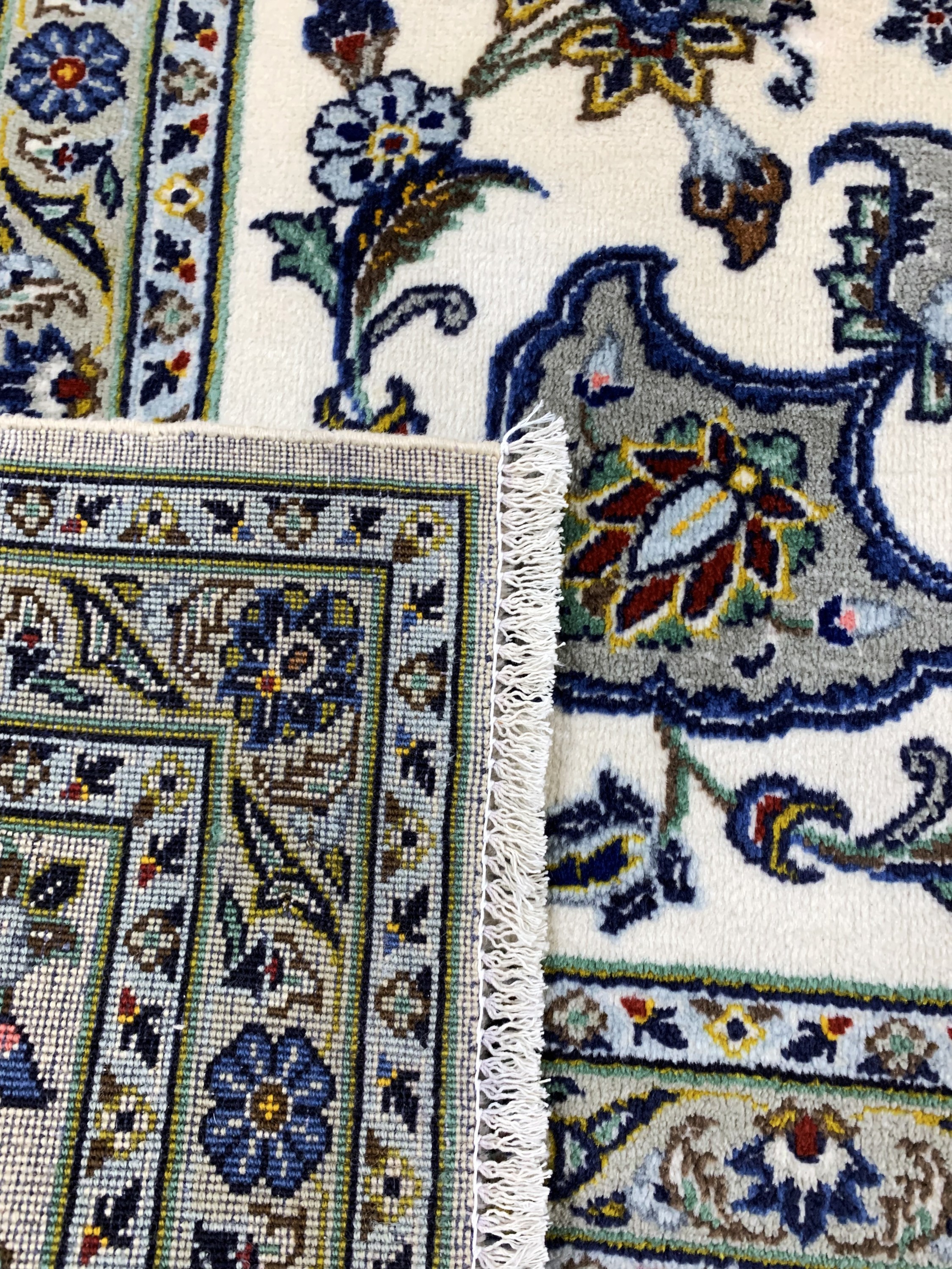 Detail g: Keschan, Persien, Ende 20.Jhd, Wolle auf Baumwolle, ca. 350 x 260 cm, EHZ: 2