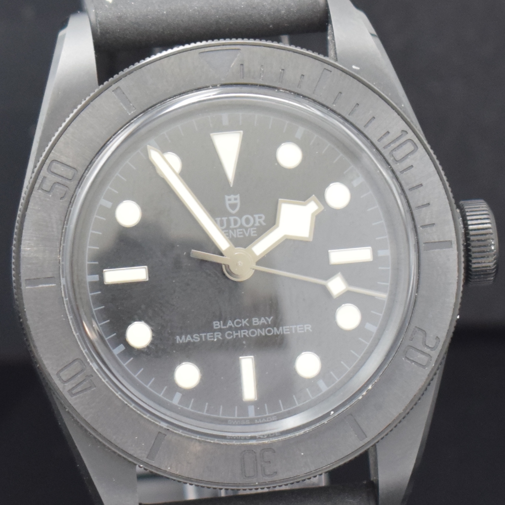 Detail c: TUDOR Black-Bay Armbandchronometer Referenz 79210CNU, Automatik, schwarzes Keramikgehäuse inkl. Kautschukband m. Faltschl., zus. Nato-band anbei, ...