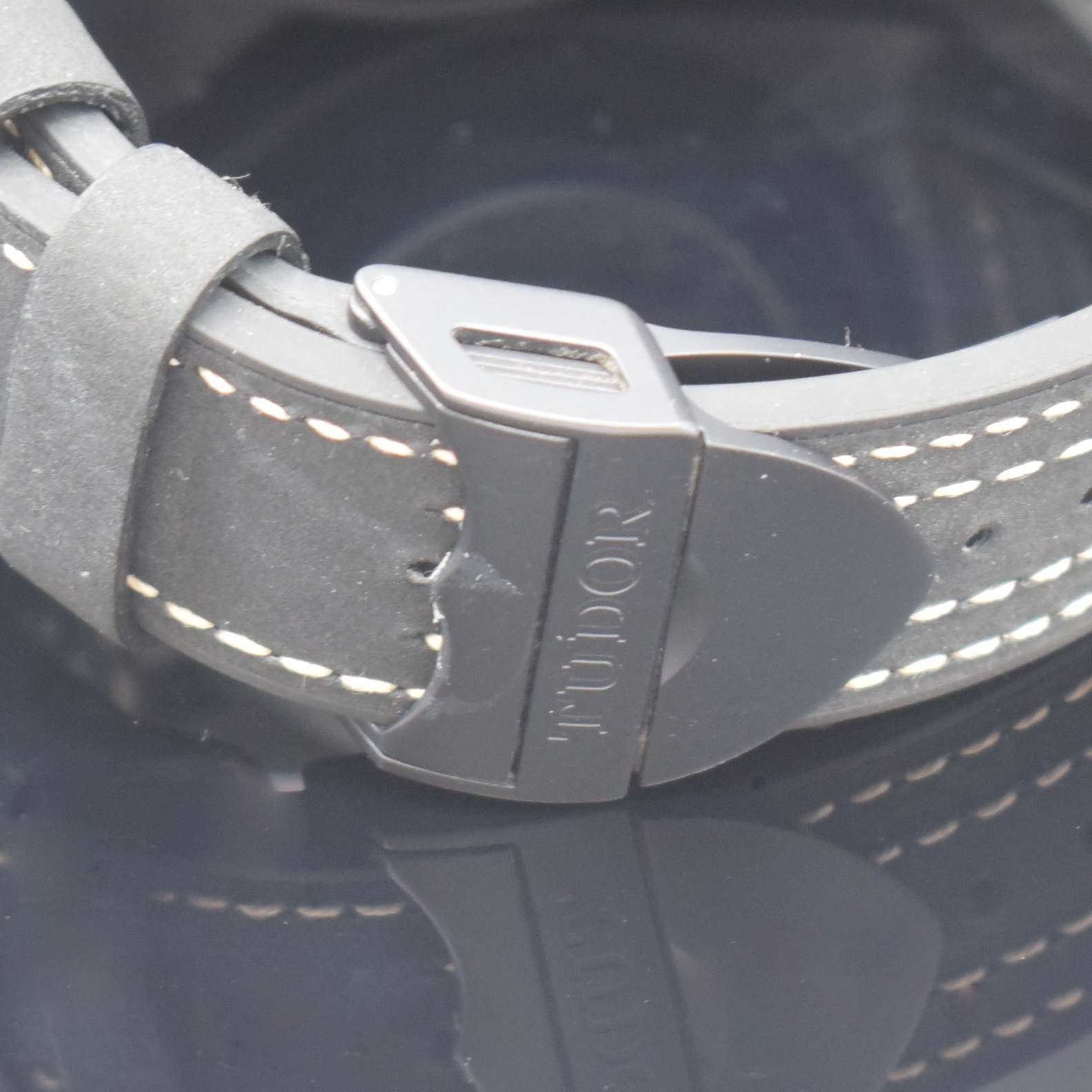 Detail d: TUDOR Black-Bay Armbandchronometer Referenz 79210CNU, Automatik, schwarzes Keramikgehäuse inkl. Kautschukband m. Faltschl., zus. Nato-band anbei, ...